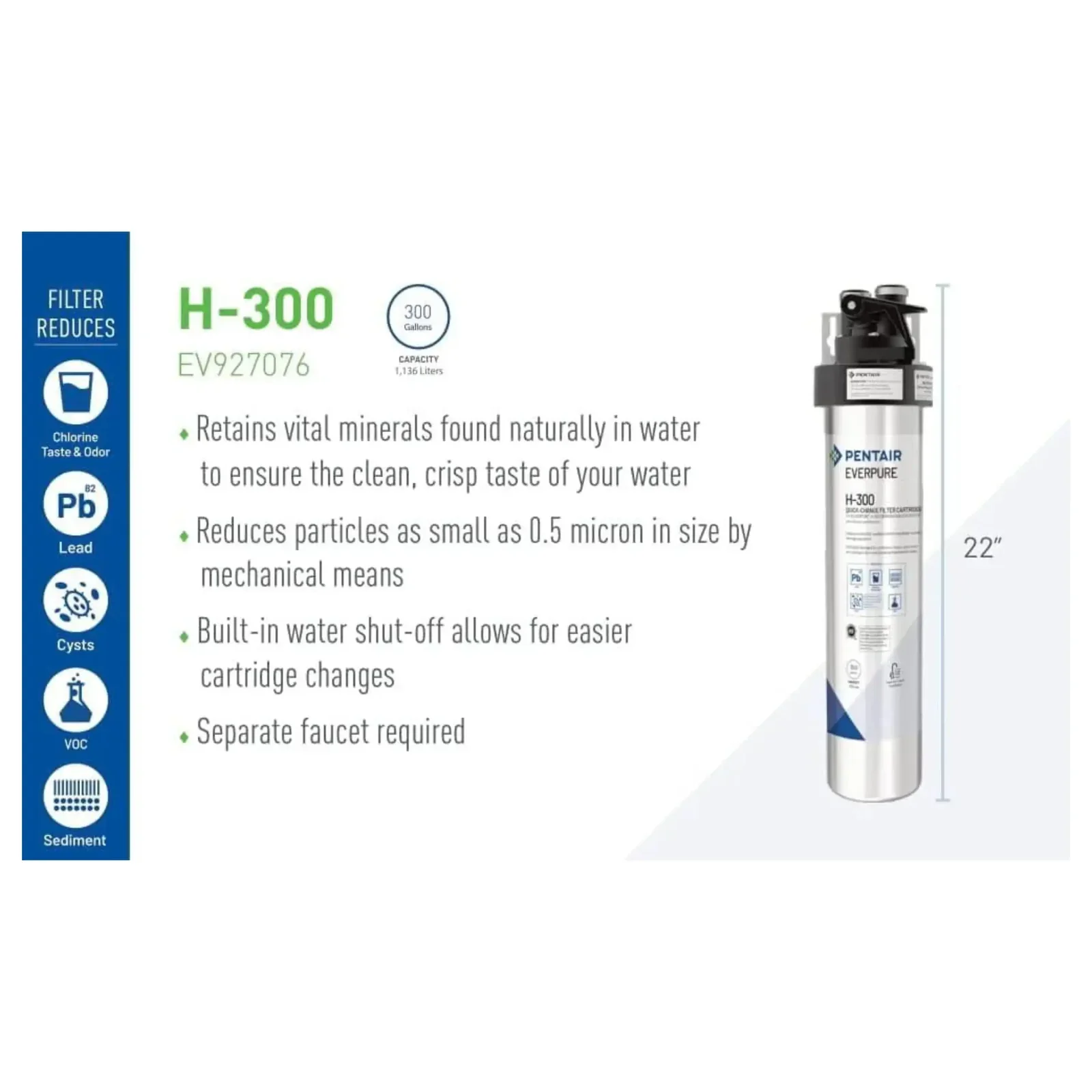 Everpure H-300 Replacement Cartridge, 6PK (EV927071) - Image 4