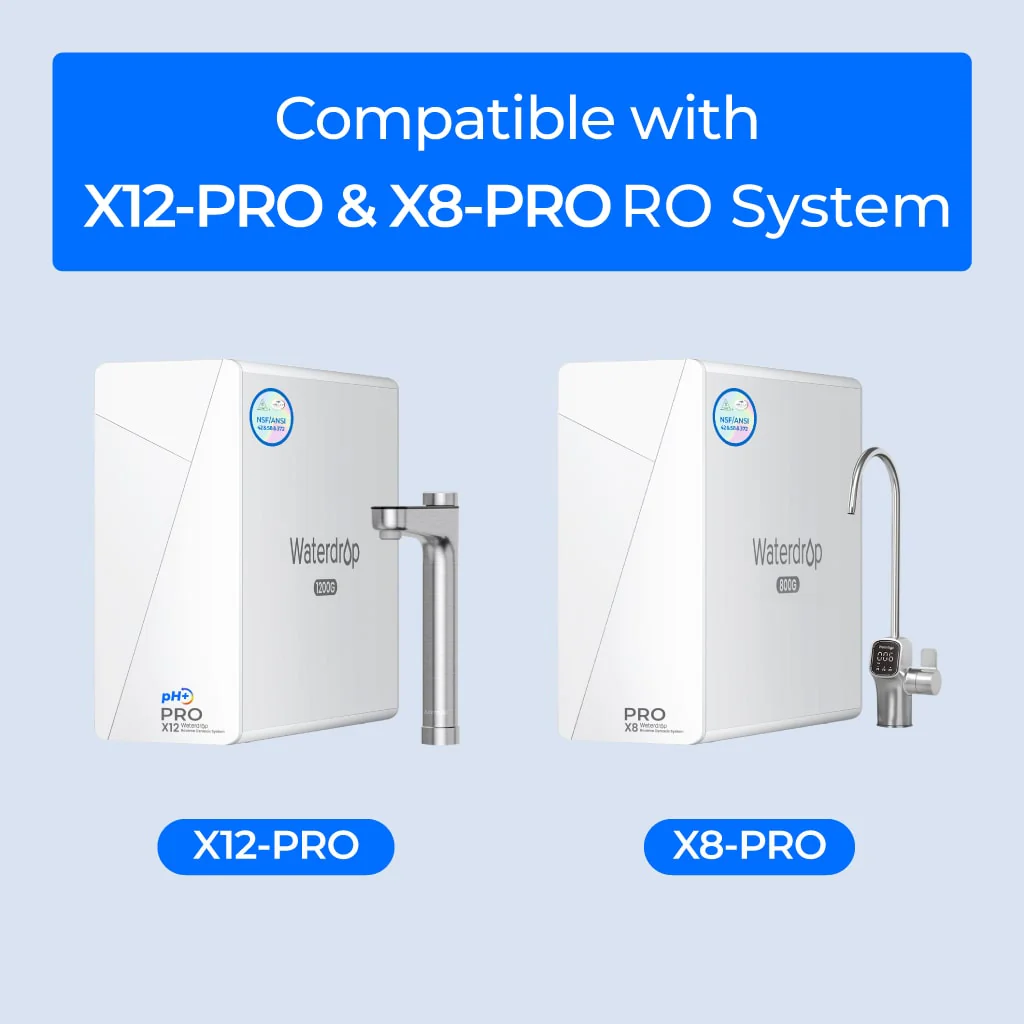 Waterdrop Filter Replacement for WD-X12-PRO & WD-X8-PRO Reverse Osmosis System, 6-month Lifetime (WD-F2-PRO) - Image 2