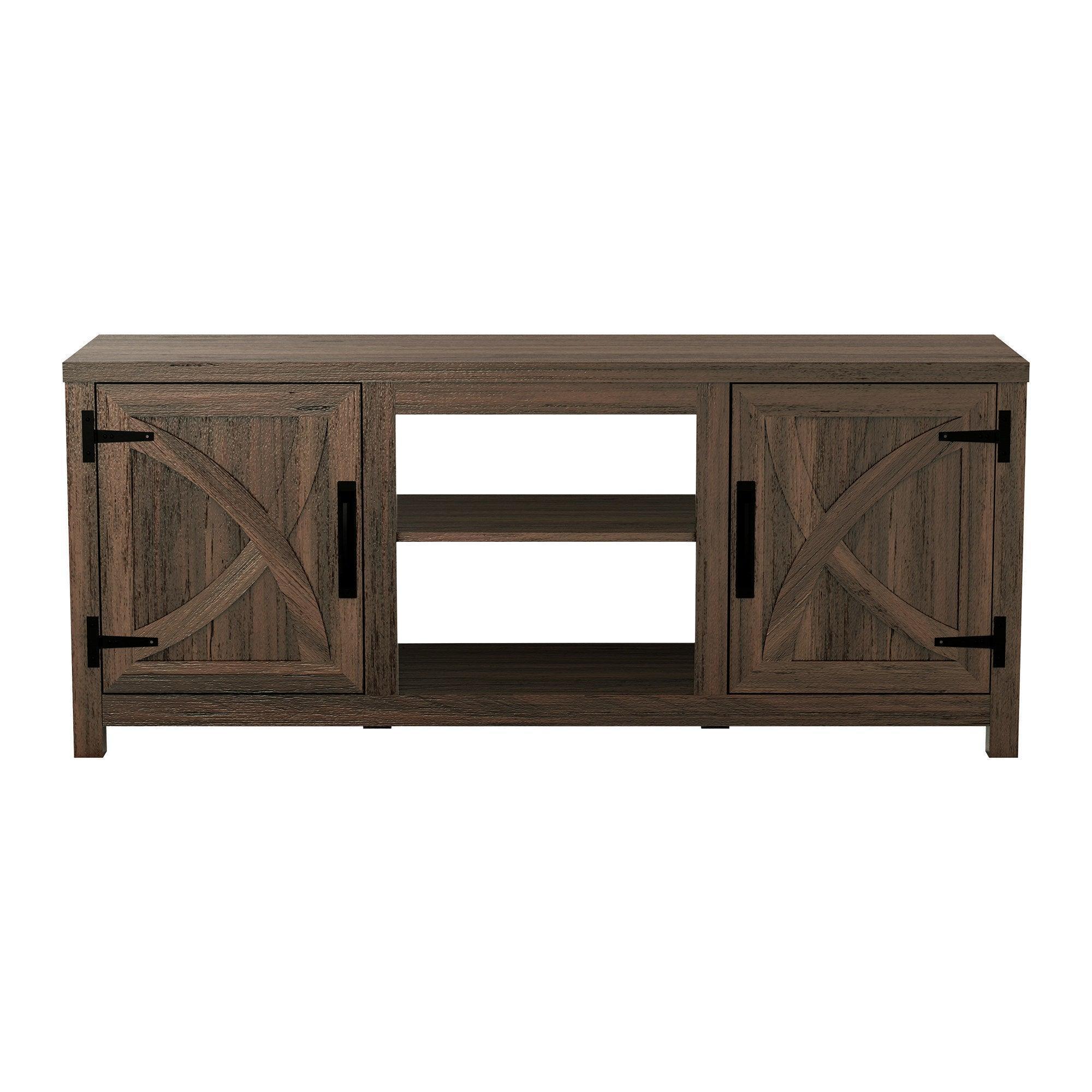Parrot Uncle Farmhouse TV Stand for 58 Inch TV Storage Cabinet for Living Room - Image 11
