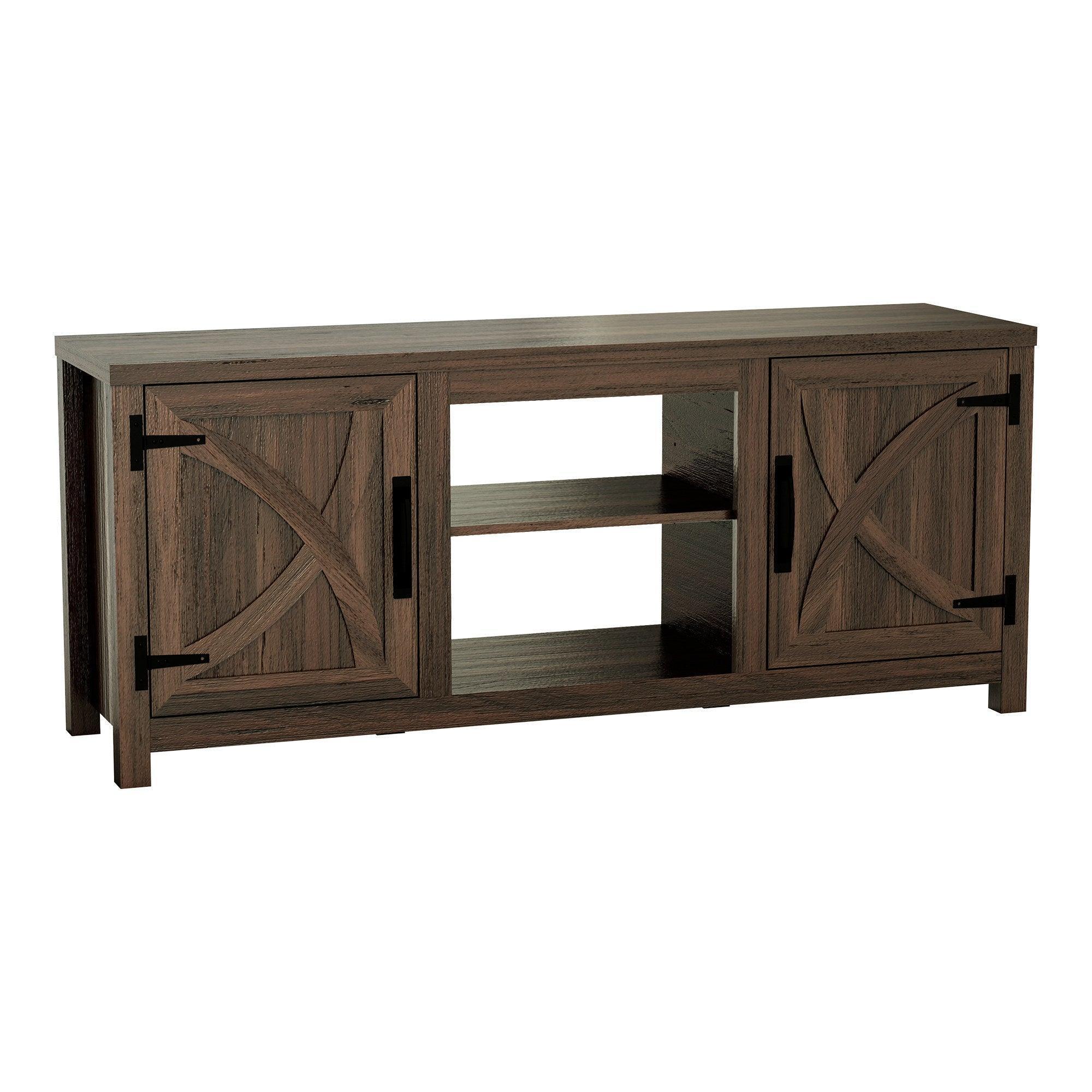 Parrot Uncle Farmhouse TV Stand for 58 Inch TV Storage Cabinet for Living Room - Image 13