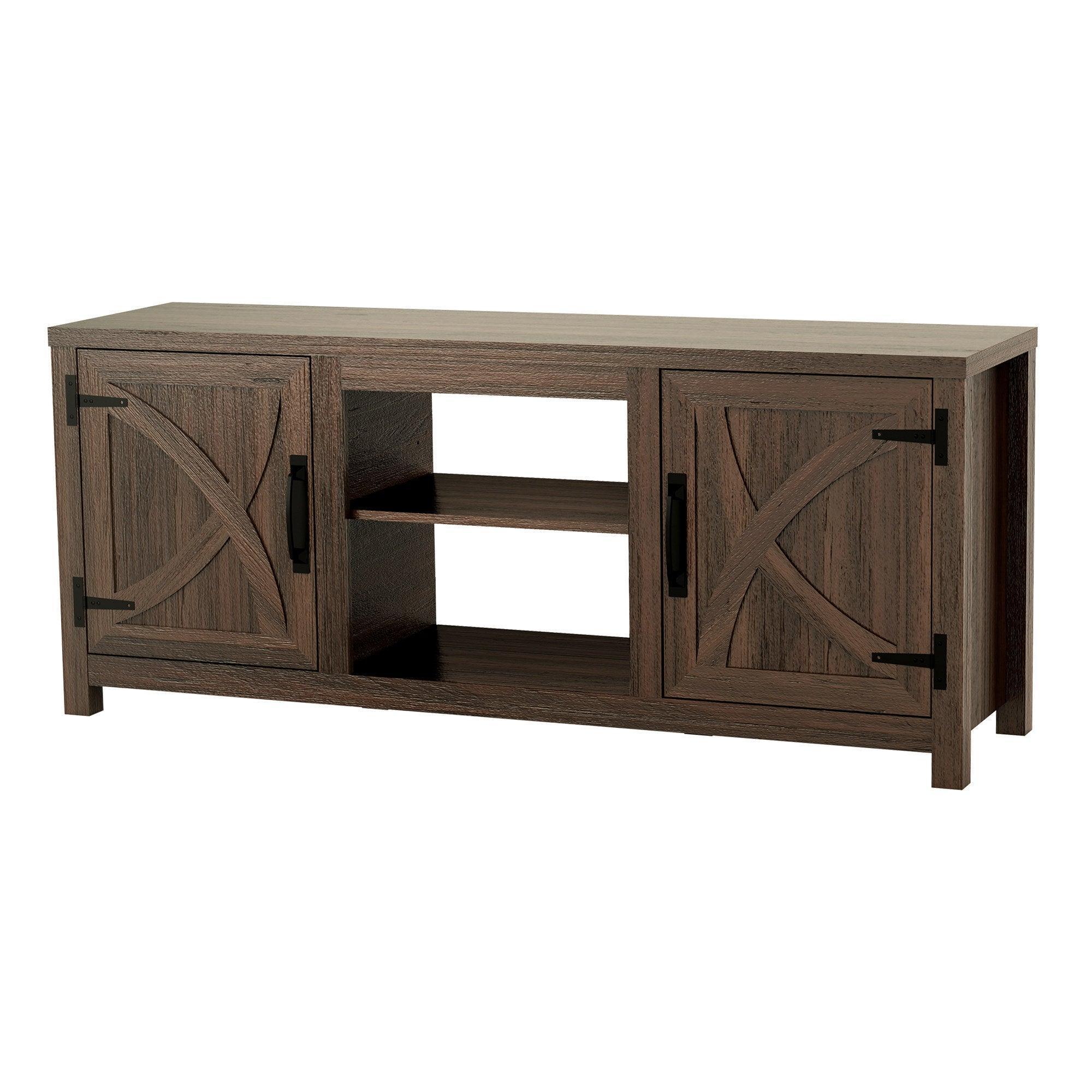 Parrot Uncle Farmhouse TV Stand for 58 Inch TV Storage Cabinet for Living Room - Image 14