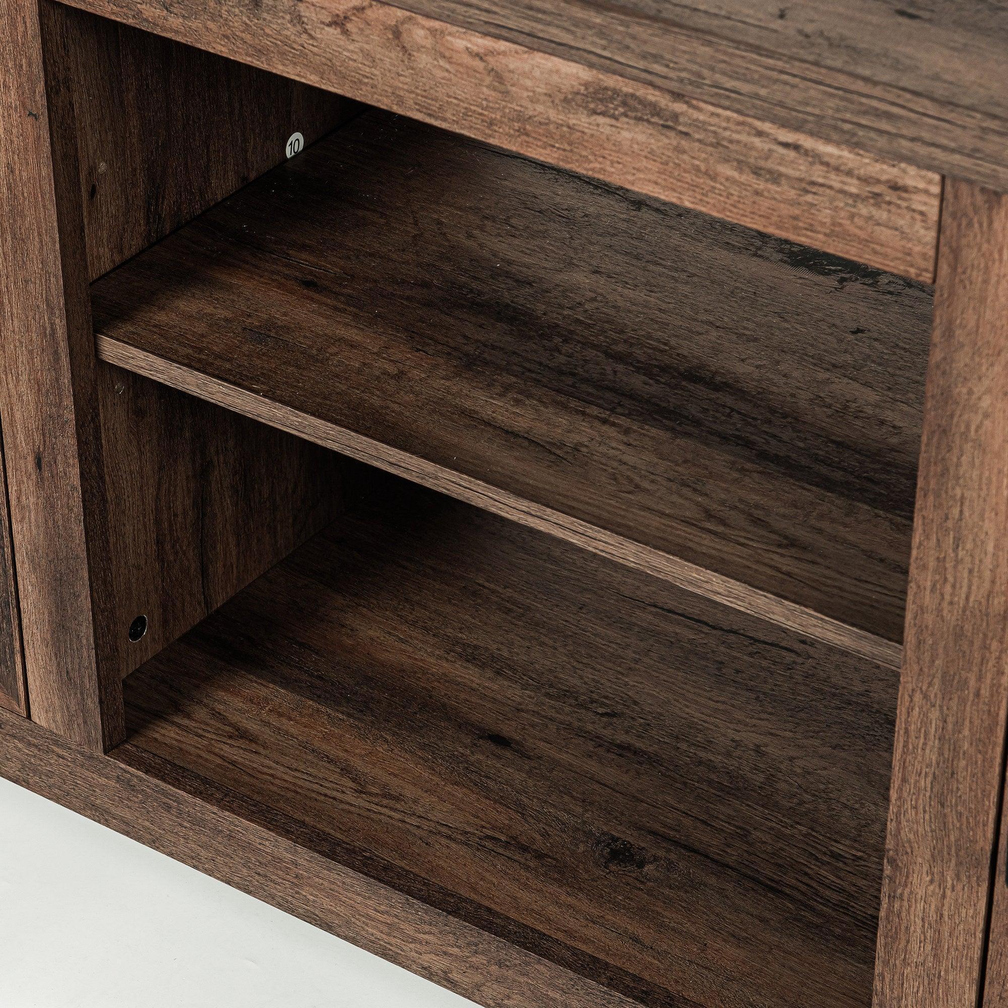 Parrot Uncle Farmhouse TV Stand for 58 Inch TV Storage Cabinet for Living Room - Image 15