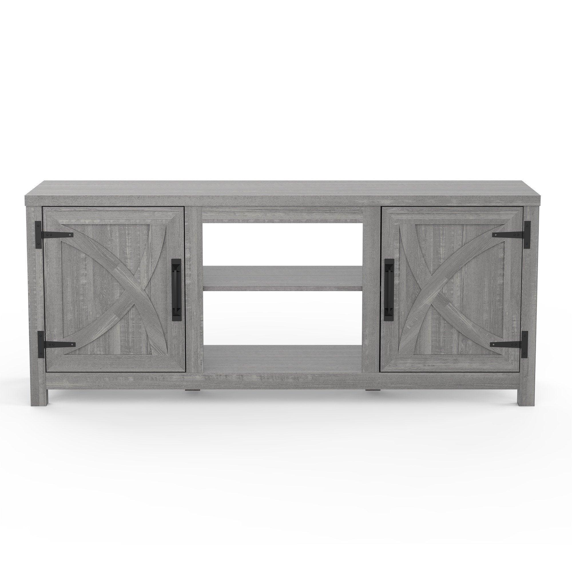 Parrot Uncle Farmhouse TV Stand for 58 Inch TV Storage Cabinet for Living Room - Image 20