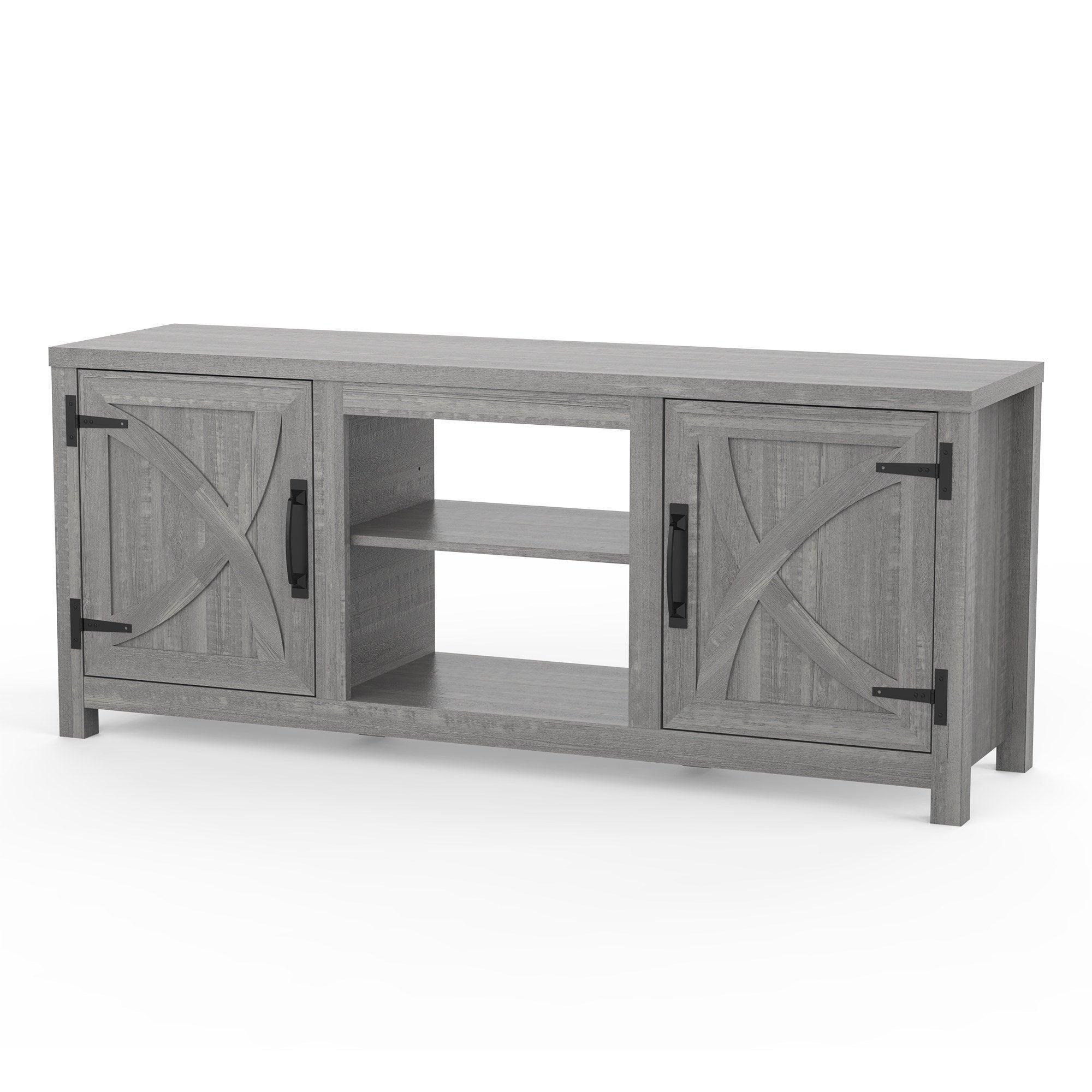 Parrot Uncle Farmhouse TV Stand for 58 Inch TV Storage Cabinet for Living Room - Image 23