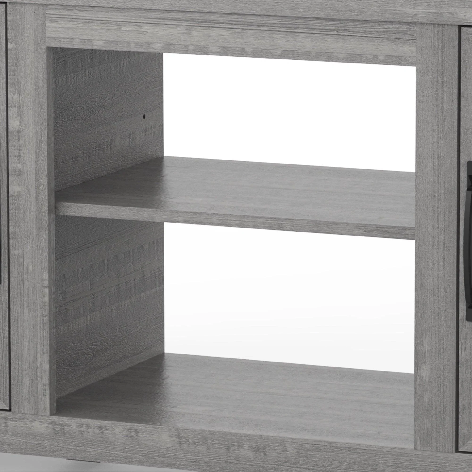 Parrot Uncle Farmhouse TV Stand for 58 Inch TV Storage Cabinet for Living Room - Image 24