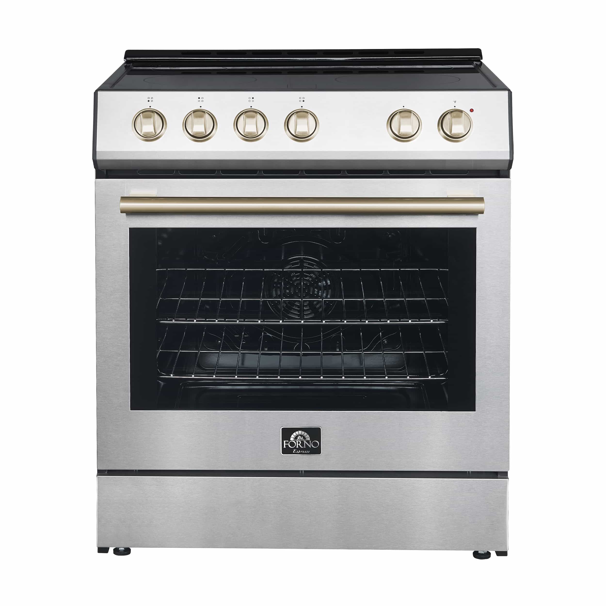 Forno 2-Piece Appliance Package - 30-Inch Electric Range and 36-Inch Side by Side Refrigerator with Water Dispenser in Stainless Steel (FBDL-003-06US) - Image 4