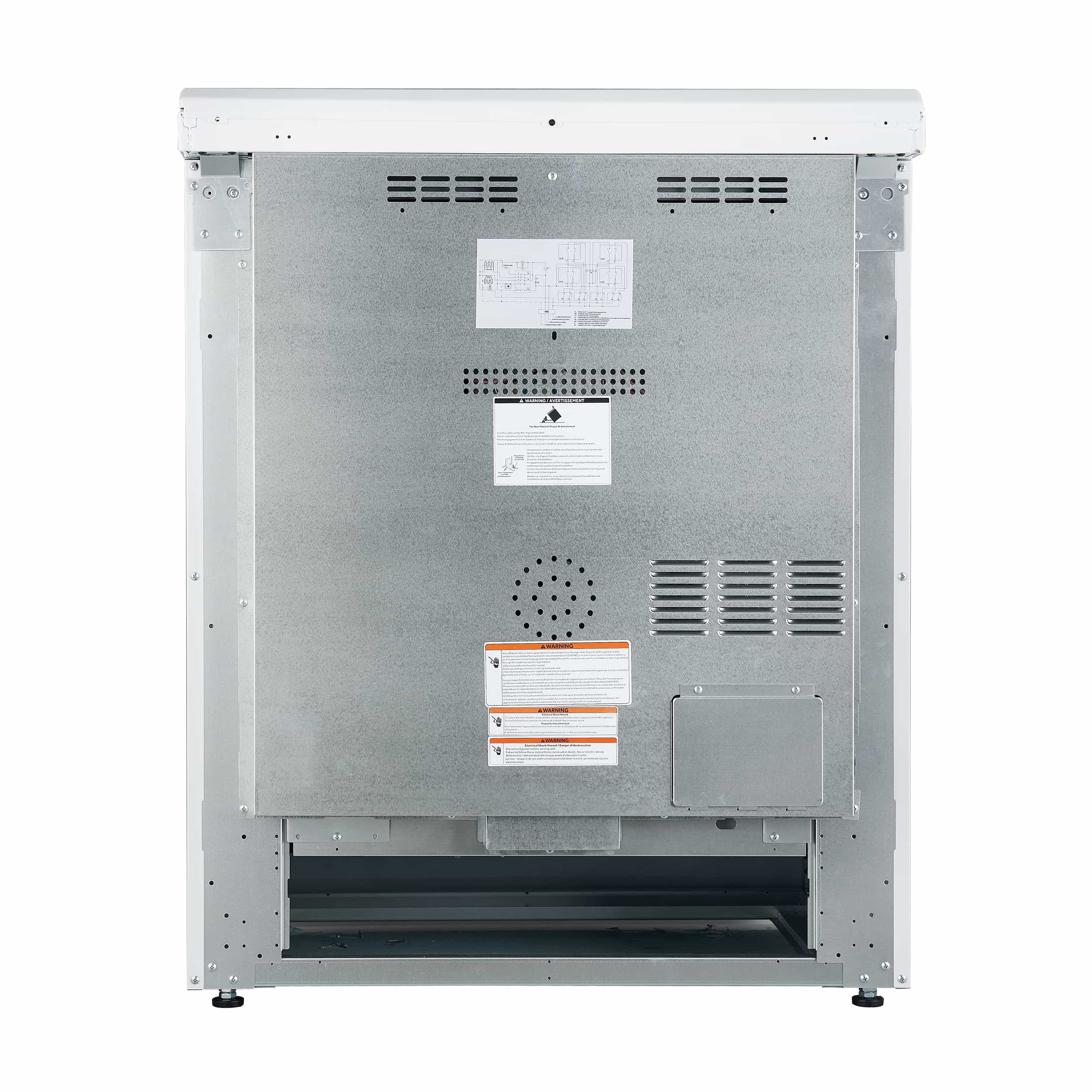 Forno 2-Piece Appliance Package - 30-Inch Electric Range and 36-Inch Side by Side Refrigerator in White with Stainless Steel Handle (FBDL-003-10US) - Image 13