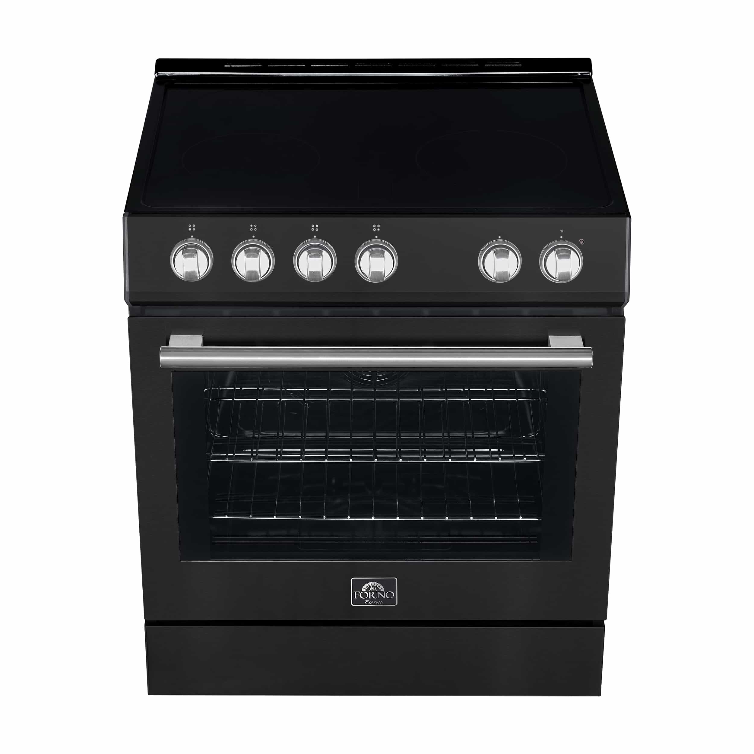 Forno 2-Piece Appliance Package - 30-Inch Electric Range and 31-Inch Refrigerator in Black with Stainless Steel Handle (FBDL-003-12US) - Image 10