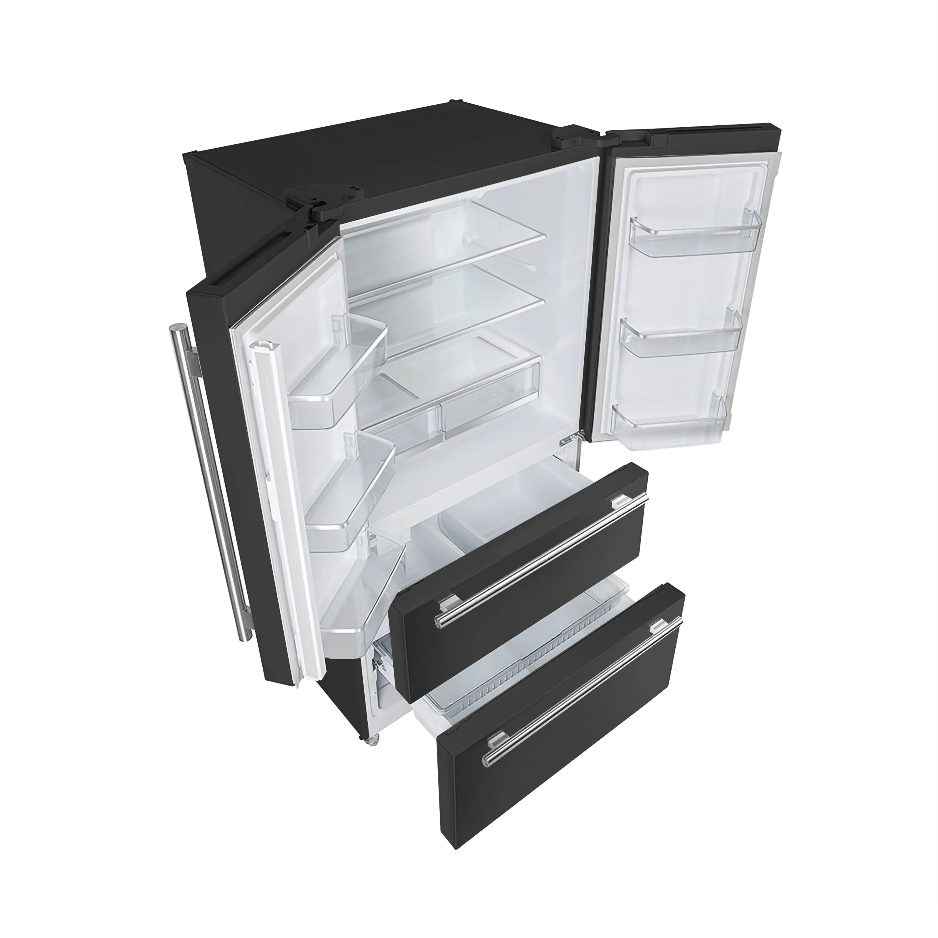 Forno 2-Piece Appliance Package - 30-Inch Electric Range and 36-Inch French Door Refrigerator in Black with Stainless Steel Handle (FBDL-003-13US) - Image 15