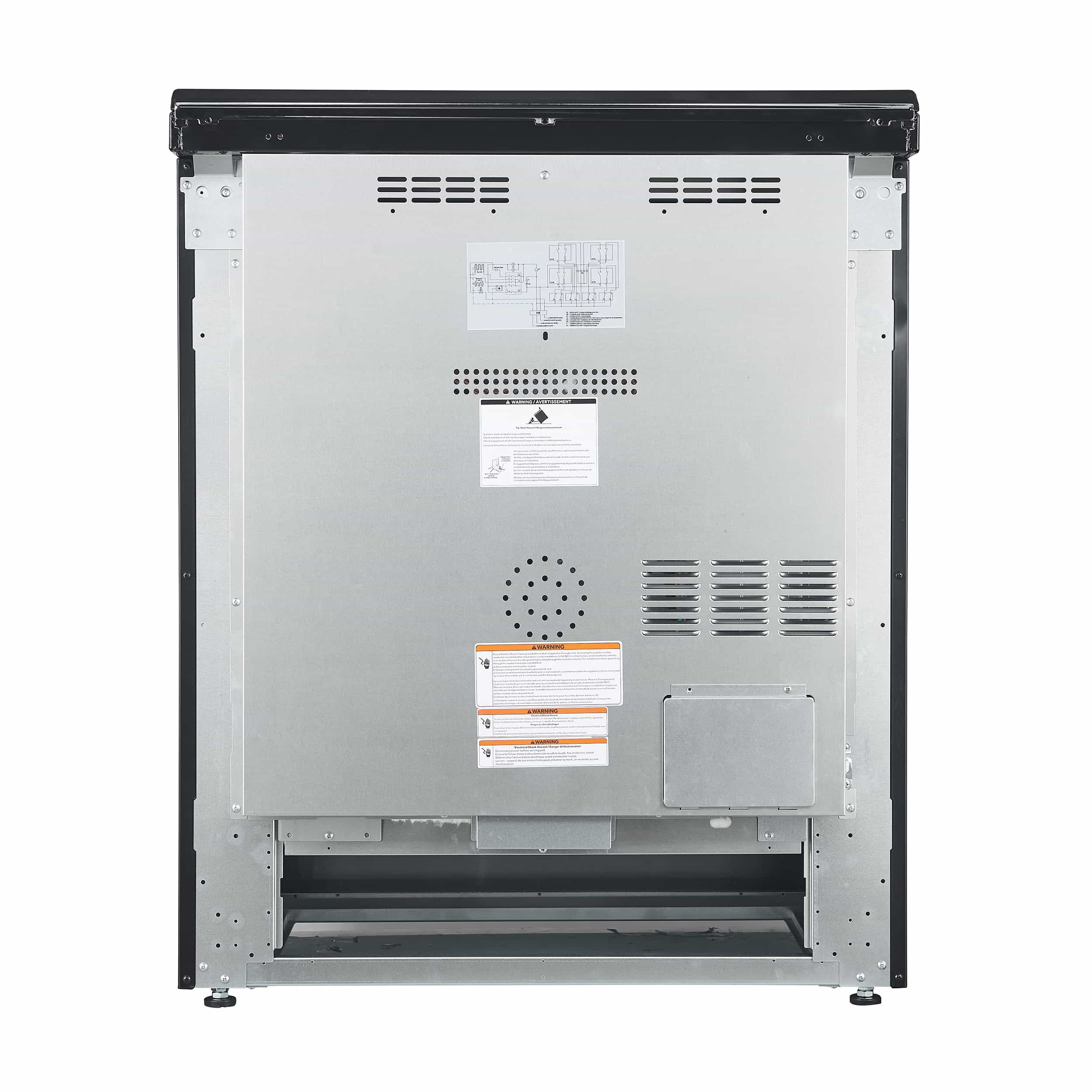 Forno 2-Piece Appliance Package - 30-Inch Electric Range and 30-Inch French Door Refrigerator in Black with Stainless Steel Handle (FBDL-003-15US) - Image 10