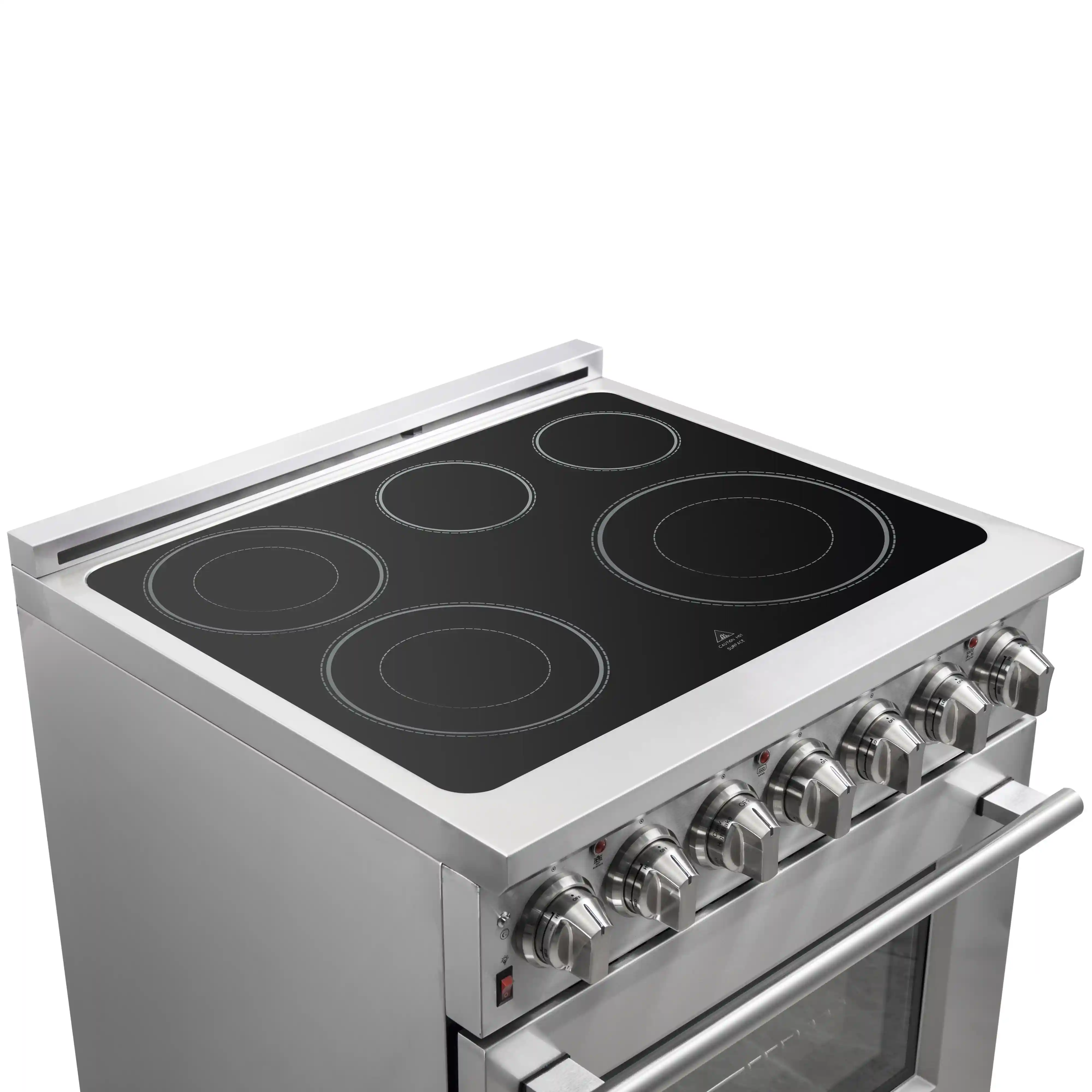 Forno 2-Piece Appliance Package - 30-Inch Electric Range and 31-Inch Refrigerator, Left Hinge in Stainless Steel (FBDL-013-02CAUS) - Image 14
