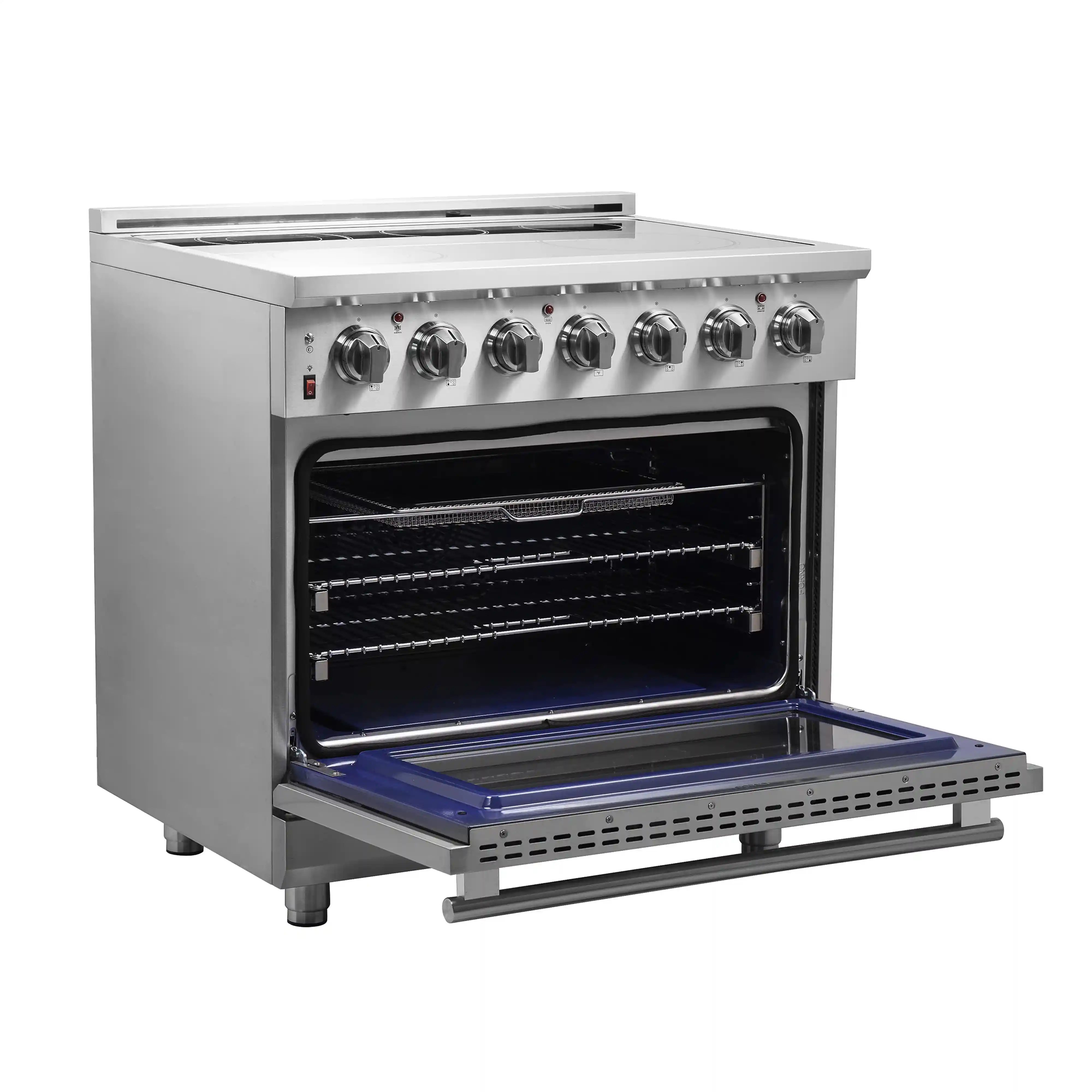 Forno 2-Piece Appliance Package - 36-Inch Electric Range and 36-Inch French Door Refrigerator in Stainless Steel (FBDL-013-08CAUS) - Image 6