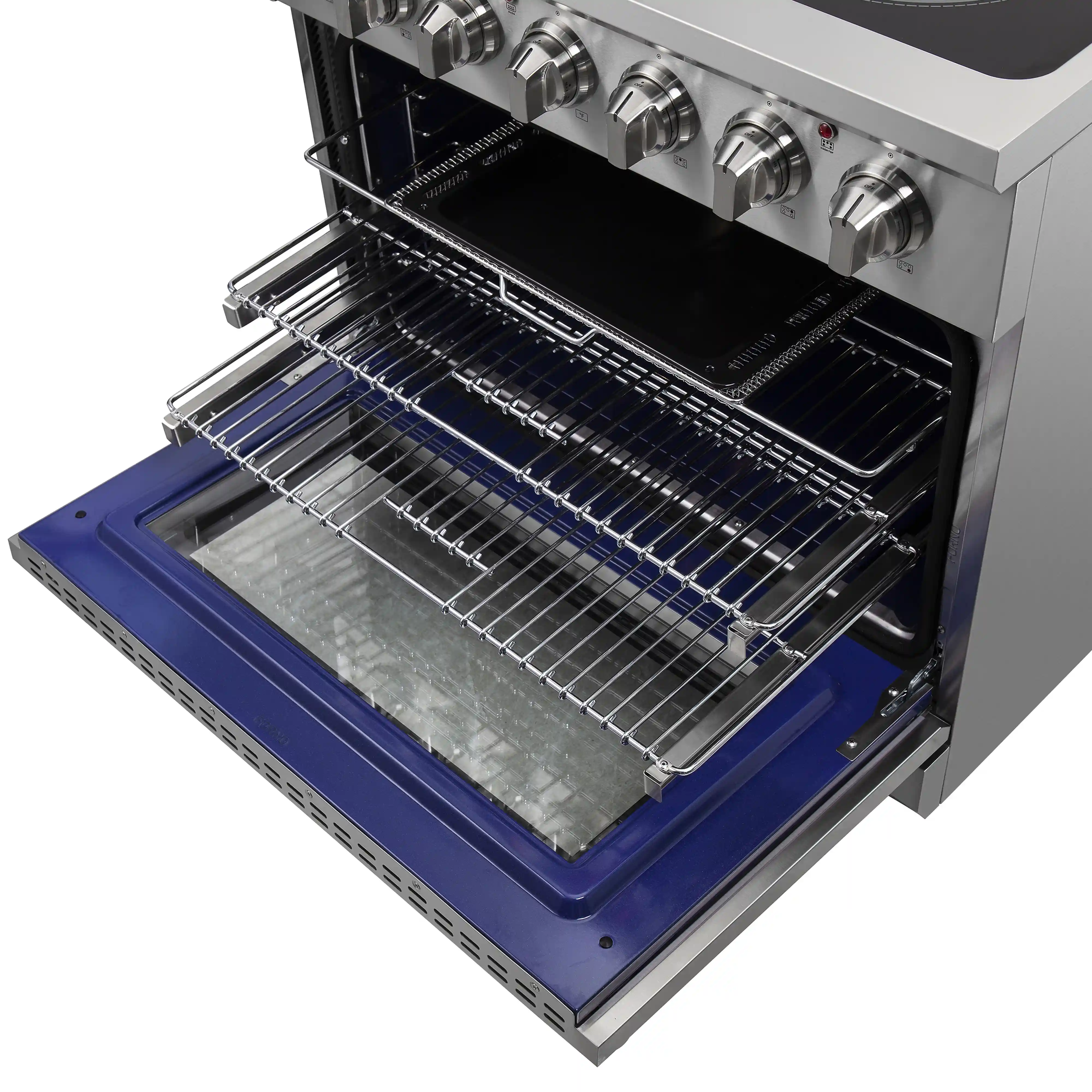 Forno 2-Piece Appliance Package - 36-Inch Electric Range and 36-Inch Side by Side Refrigerator with Water Dispenser in Stainless Steel (FBDL-013-09CAUS) - Image 9