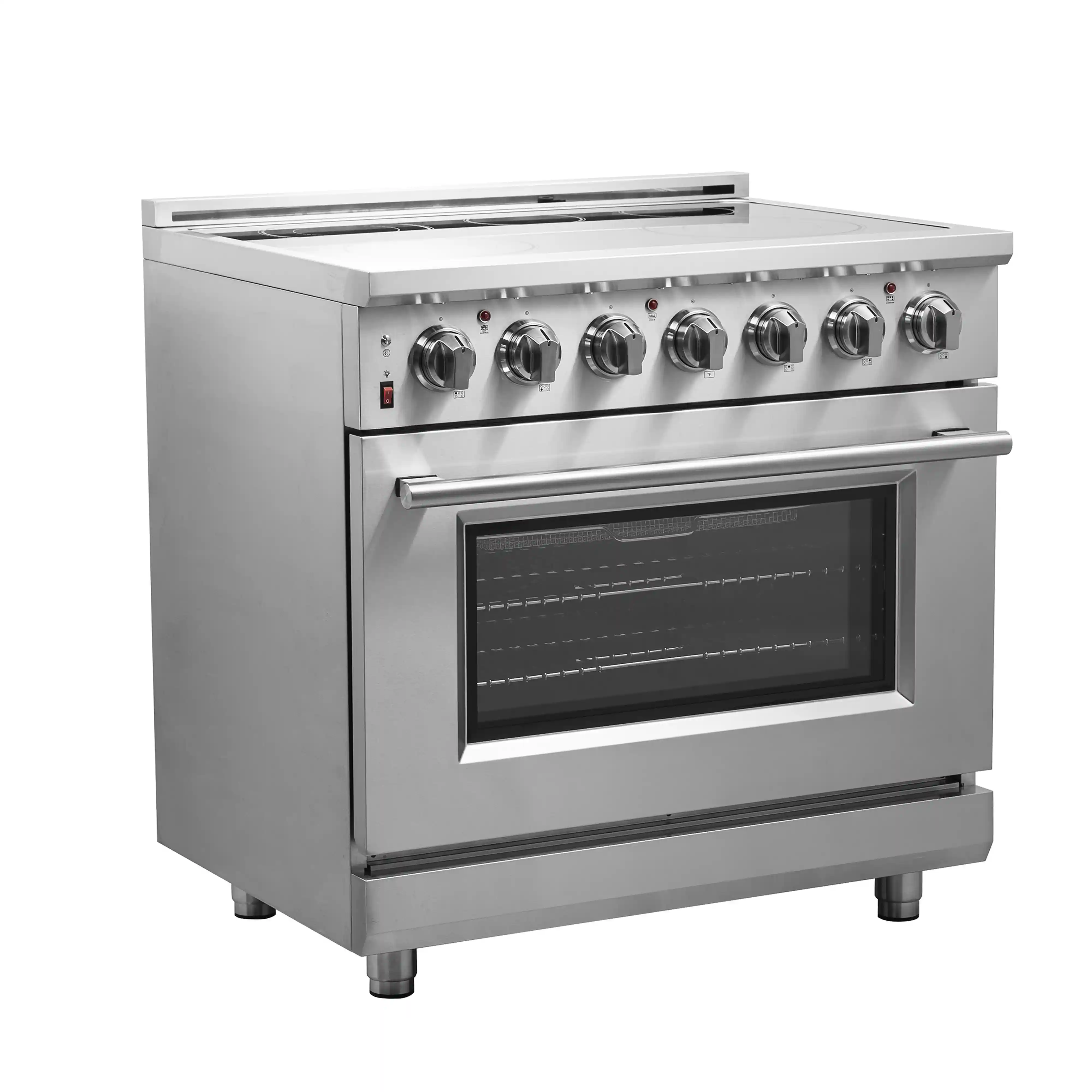 Forno 2-Piece Appliance Package - 36-Inch Electric Range and 30-Inch French Door Refrigerator in Stainless Steel (FBDL-013-10CAUS) - Image 5