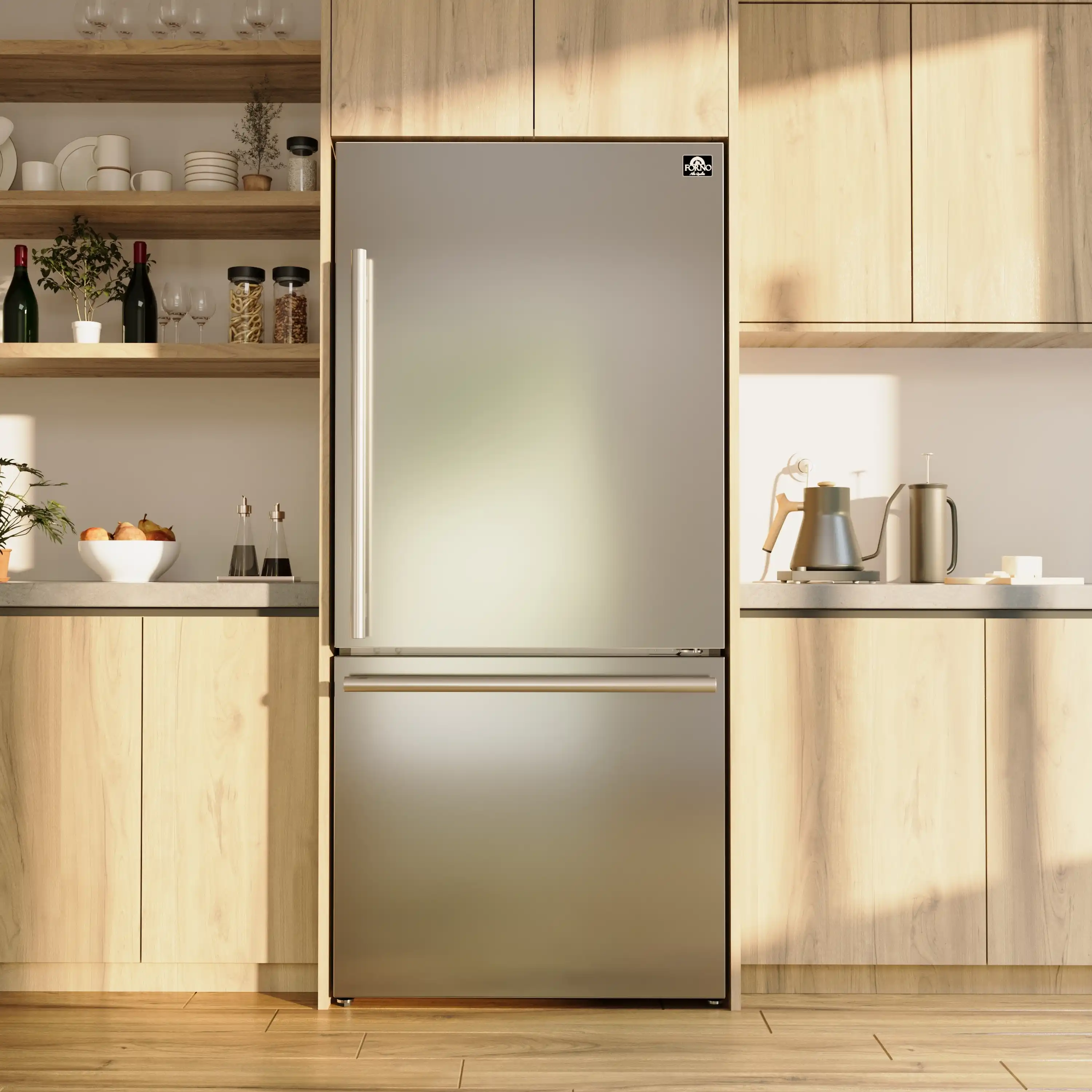 Forno 2-Piece Appliance Package - 30-Inch Induction Range and 31-Inch Refrigerator, Right Hinge in Stainless Steel (FBDL-014-01CAUS) - Image 26