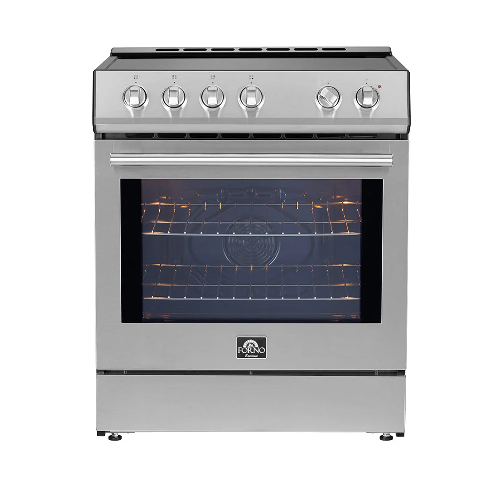 Forno 2-Piece Appliance Package - 30-Inch Induction Range and 30-Inch French Door Refrigerator in Stainless Steel (FBDL-014-05CAUS) - Image 4
