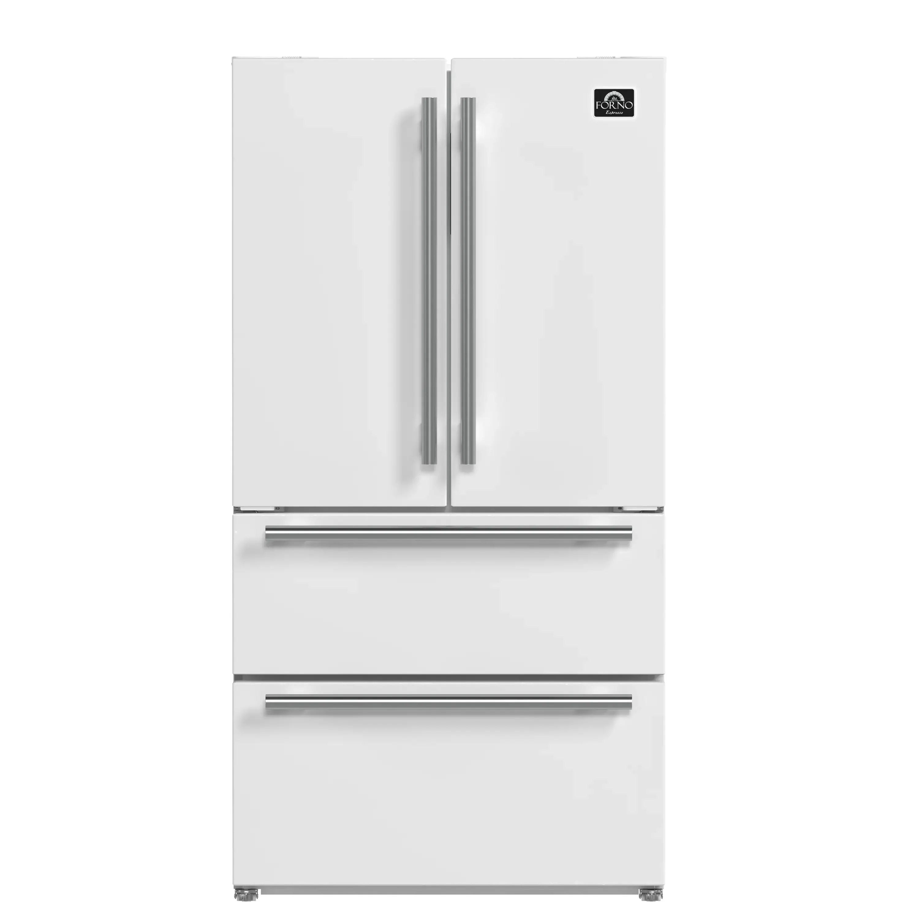 Forno 2-Piece Appliance Package - 30-Inch Slide-In Induction Range and 36-Inch French Door Refrigerator in White with Stainless Steel Handle (FBDL-014-08CAUS) - Image 11
