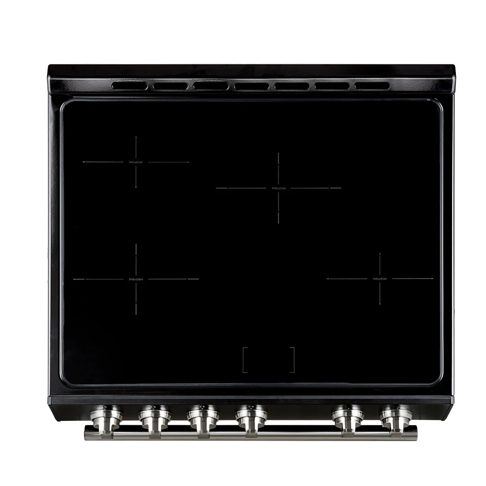 Forno 2-Piece Appliance Package - 30-Inch Slide-In Induction Range and 31-Inch Bottom Freezer Door Refrigerator in Black with Stainless Steel Handle (FBDL-014-12CAUS) - Image 7