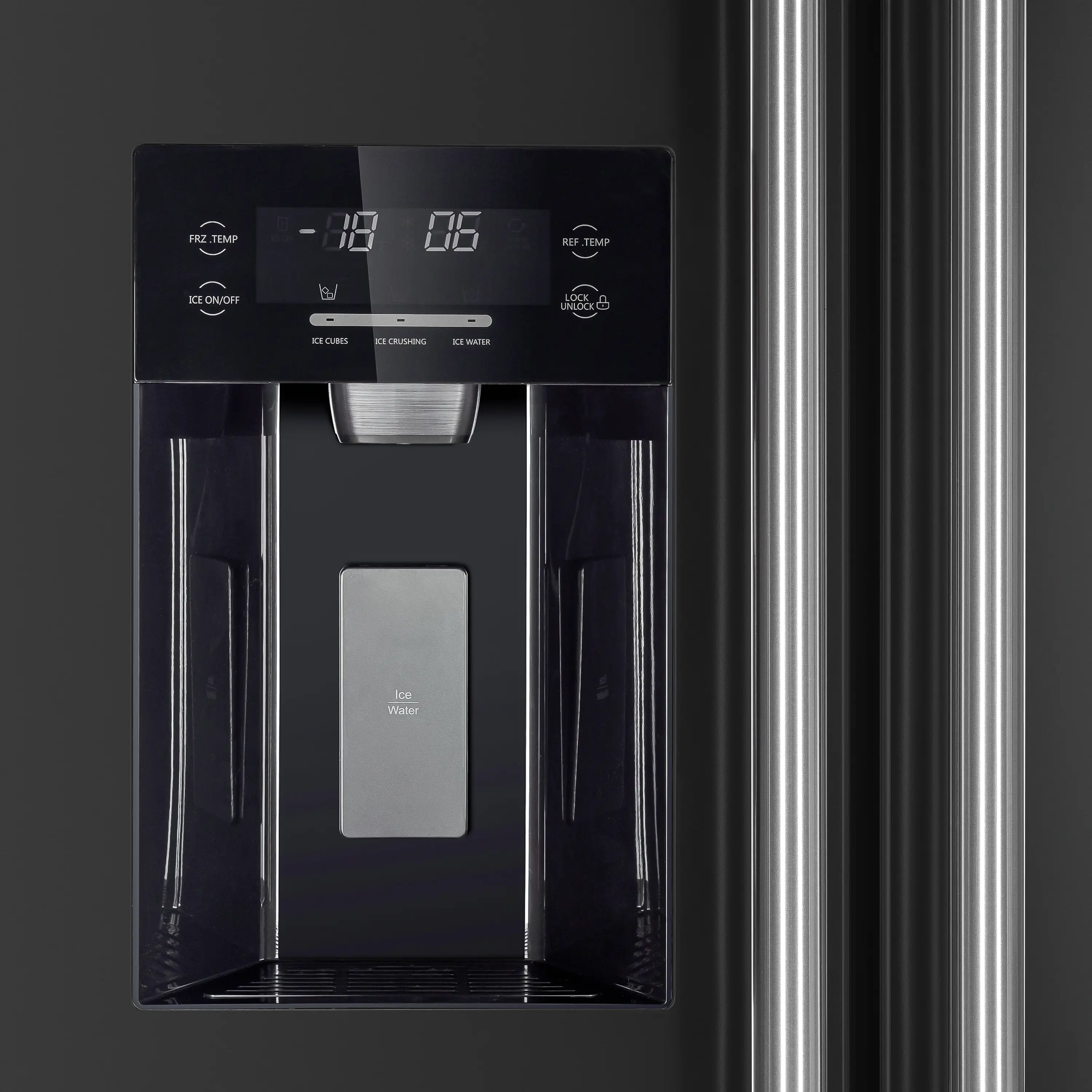 Forno 2-Piece Appliance Package - 30-Inch Slide-In Induction Range and 36-Inch Side by Side Refrigerator with Water Dispenser in Black with Stainless Steel Handle (FBDL-014-14CAUS) - Image 18