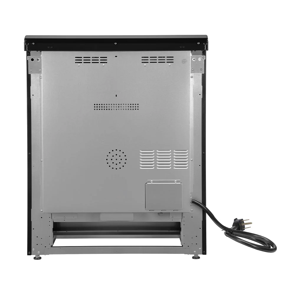 Forno 2-Piece Appliance Package - 30-Inch Slide-In Induction Range and 30-Inch French Door Refrigerator in Black with Stainless Steel Handle (FBDL-014-15CAUS) - Image 4