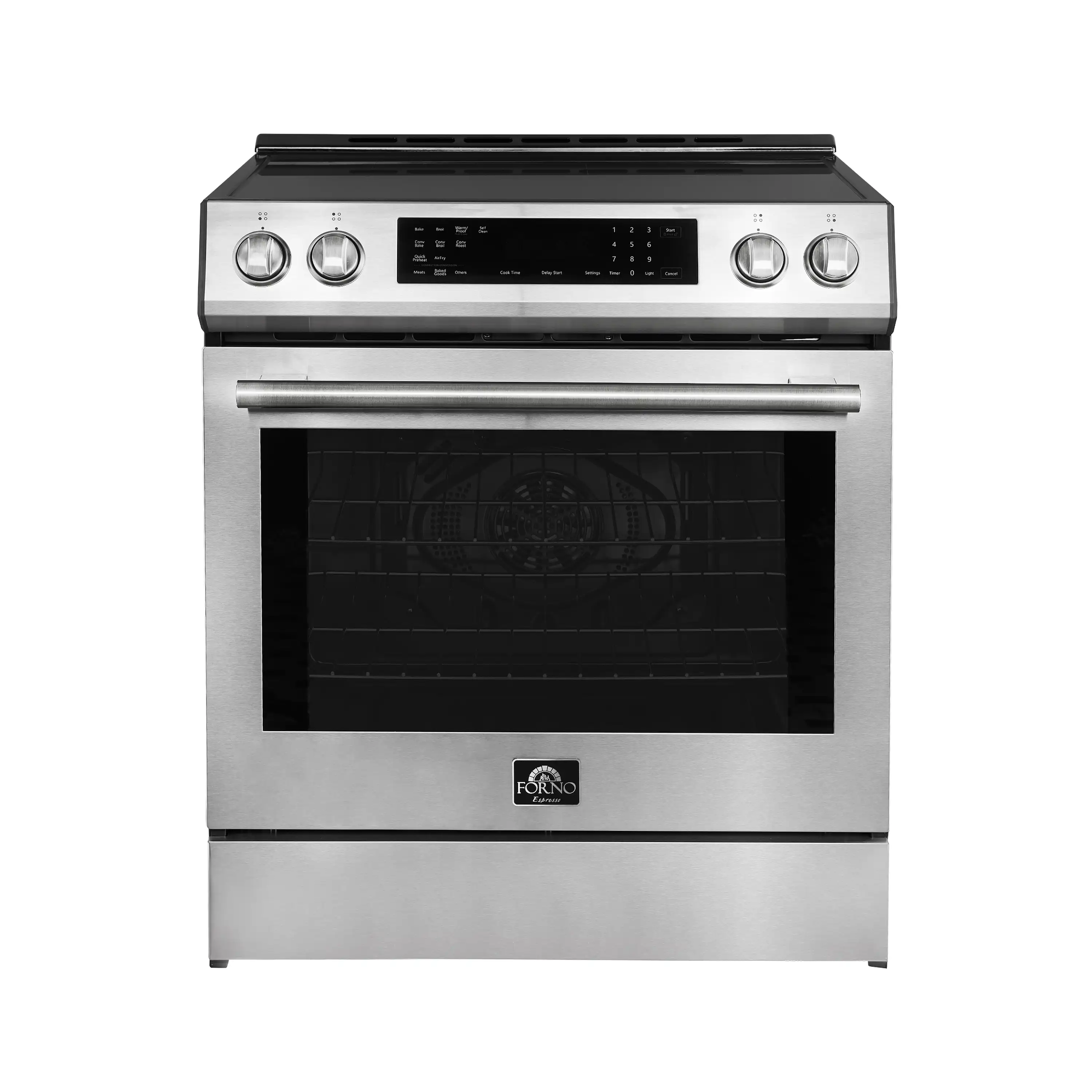Forno 2-Piece Appliance Package - 30-Inch Induction Range and 31-Inch Refrigerator, Left Hinge in Stainless Steel (FBDL-015-02CAUS) - Image 2