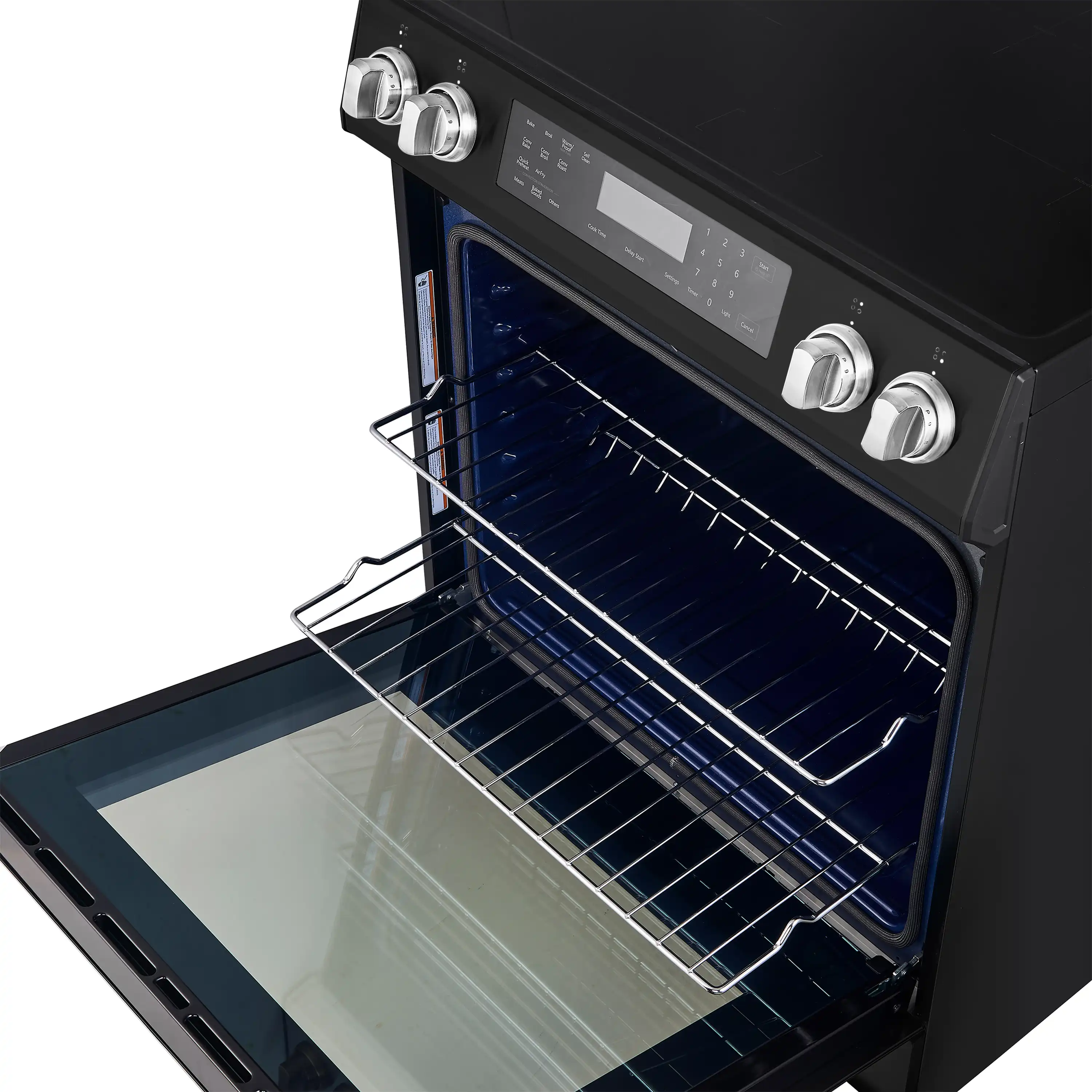 Forno 2-Piece Appliance Package - 30-Inch Induction Range and 36-Inch French Door Refrigerator in Black with Stainless Steel Handle (FBDL-015-13CAUS) - Image 8