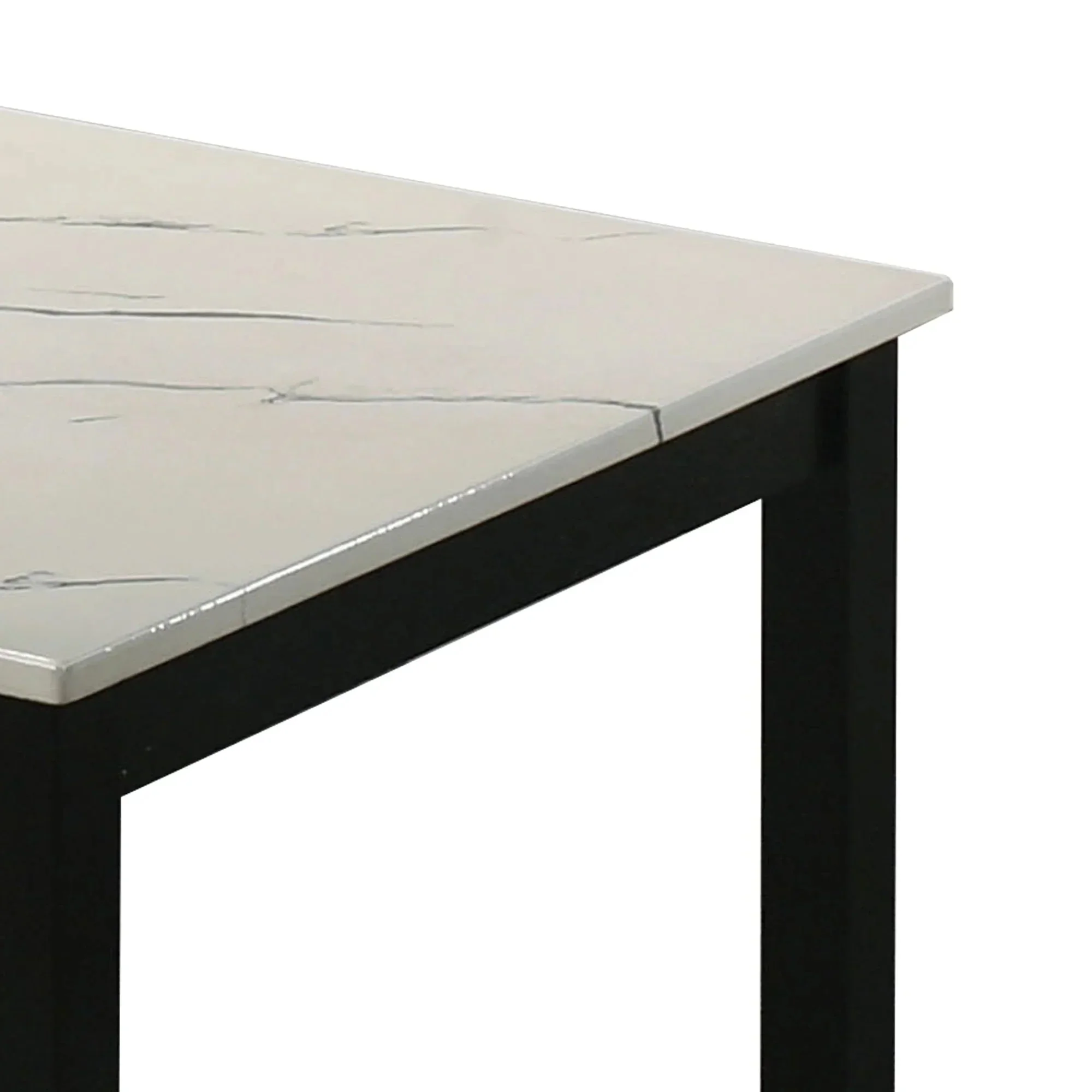 Parrot Uncle Findlay 3-Piece 47.5-Inch Rectangle Faux Marble Top Coffee Table Set with Solid Wood Legs - Image 27