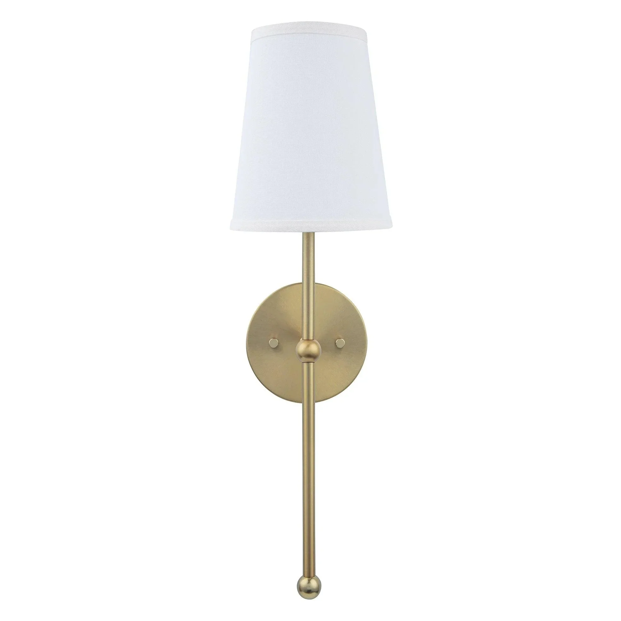 Parrot Uncle Finley 1-Light Satin Gold Dimmable Bathroom Wall Sconce (FI901G) - Image 6