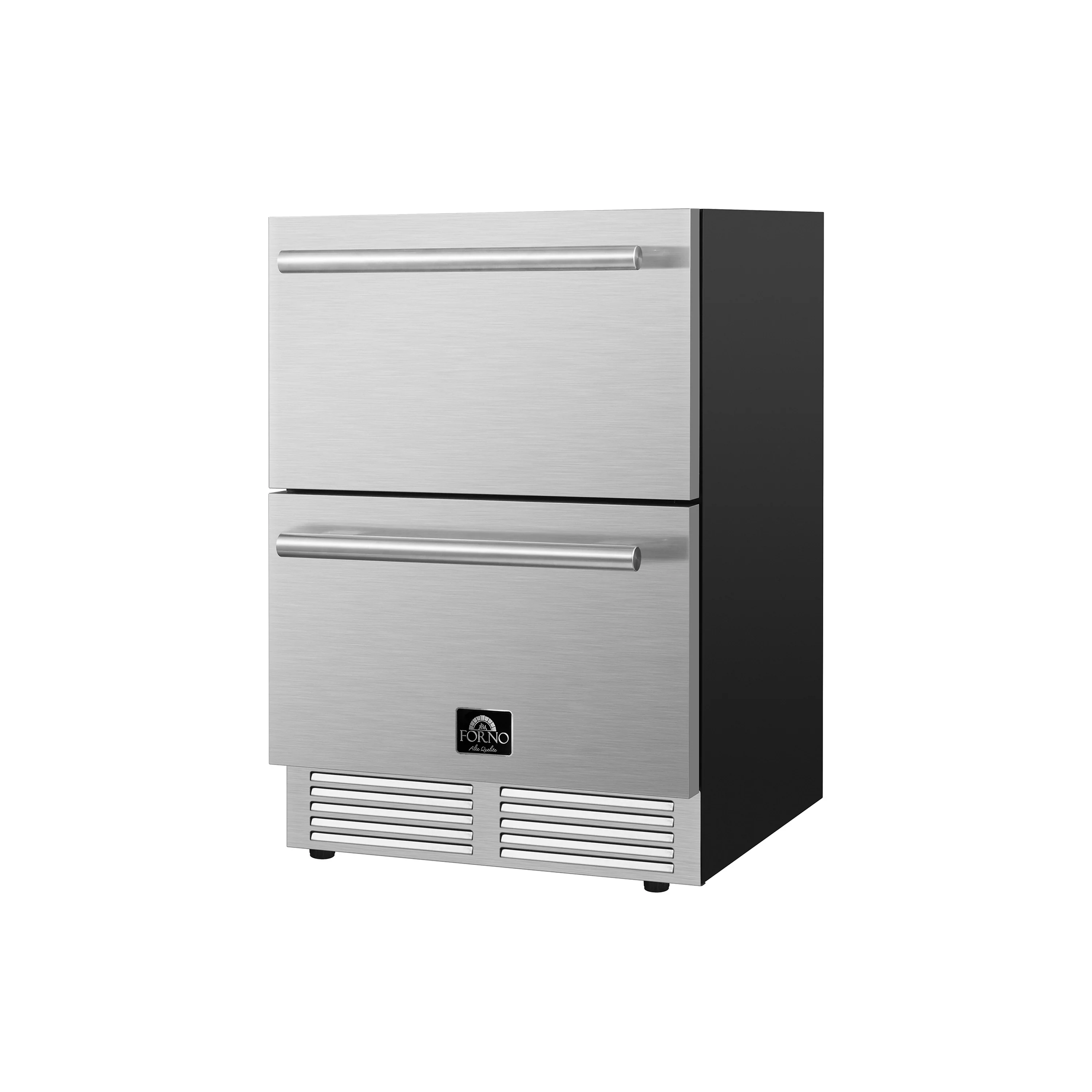 Forno 2 - Piece Appliance Package - 24-Inch Built-In Indoor/Outdoor Drawer Freezer and 24-Inch Drawer Refrigerator in Stainless Steel - Image 7