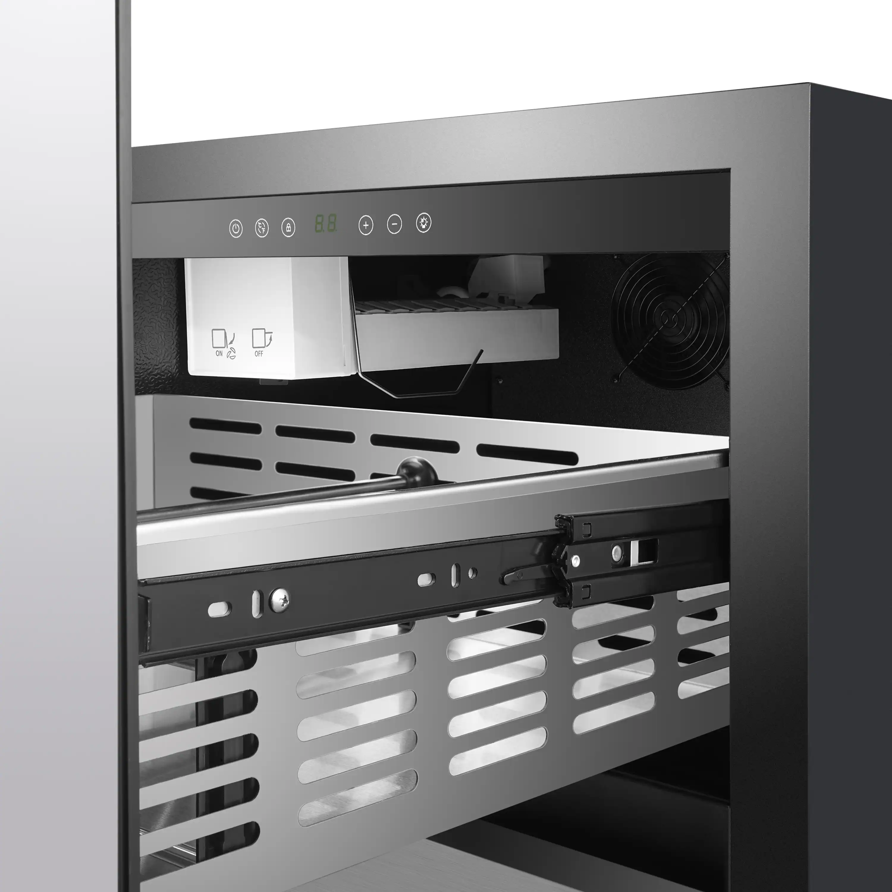 Forno 2 - Piece Appliance Package - 24-Inch Built-In Indoor/Outdoor Drawer Freezer and 24-Inch Drawer Refrigerator in Stainless Steel - Image 9