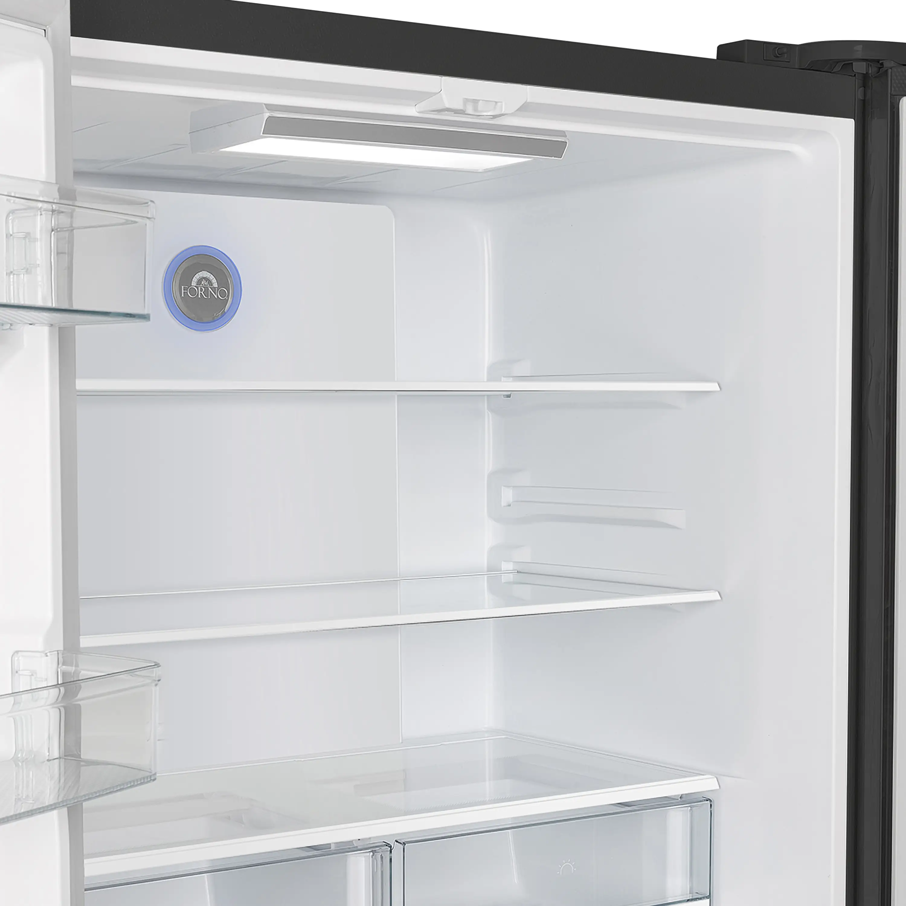 Forno 2-Piece Appliance Package - 30-Inch Induction Range and 36-Inch French Door Refrigerator in Black with Antique Brass Handle (FBDL-015-13CAUS) - Image 17
