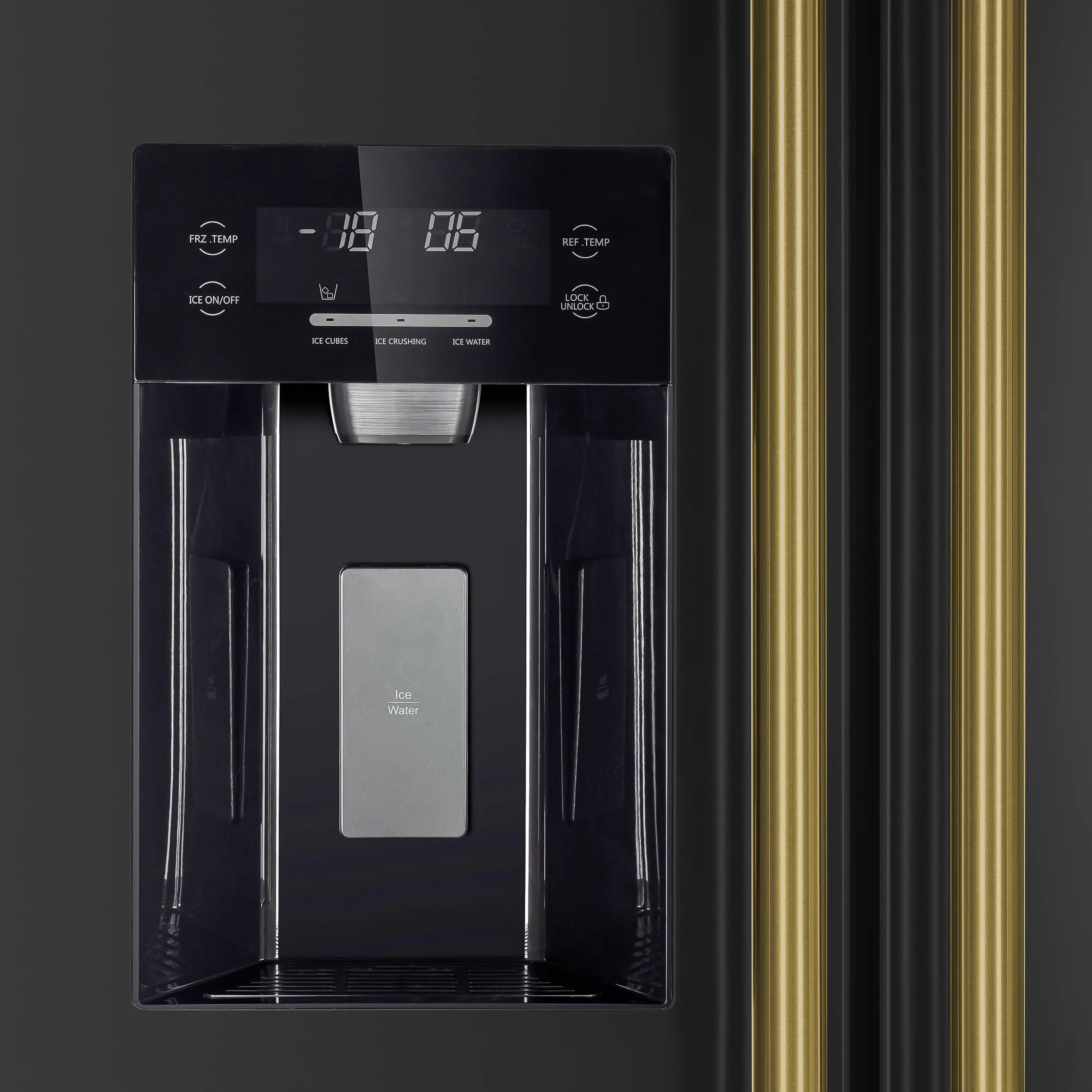Forno 2-Piece Appliance Package - 30-Inch Induction Range and 36-Inch Side by Side Refrigerator with Water Dispenser in Black with Antique Brass Handle (FBDL-015-14CAUS) - Image 18