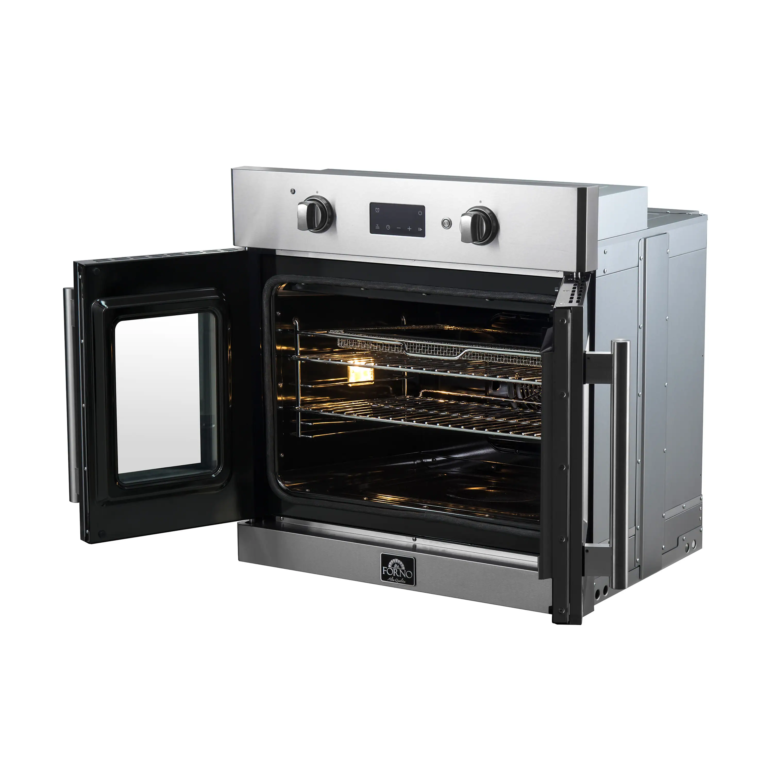 Forno 2-Piece Appliance Package - 30-Inch Single Wall Oven and 30-Inch Microwave in Stainless Steel (FBDL-025-01CAUS) - Image 4