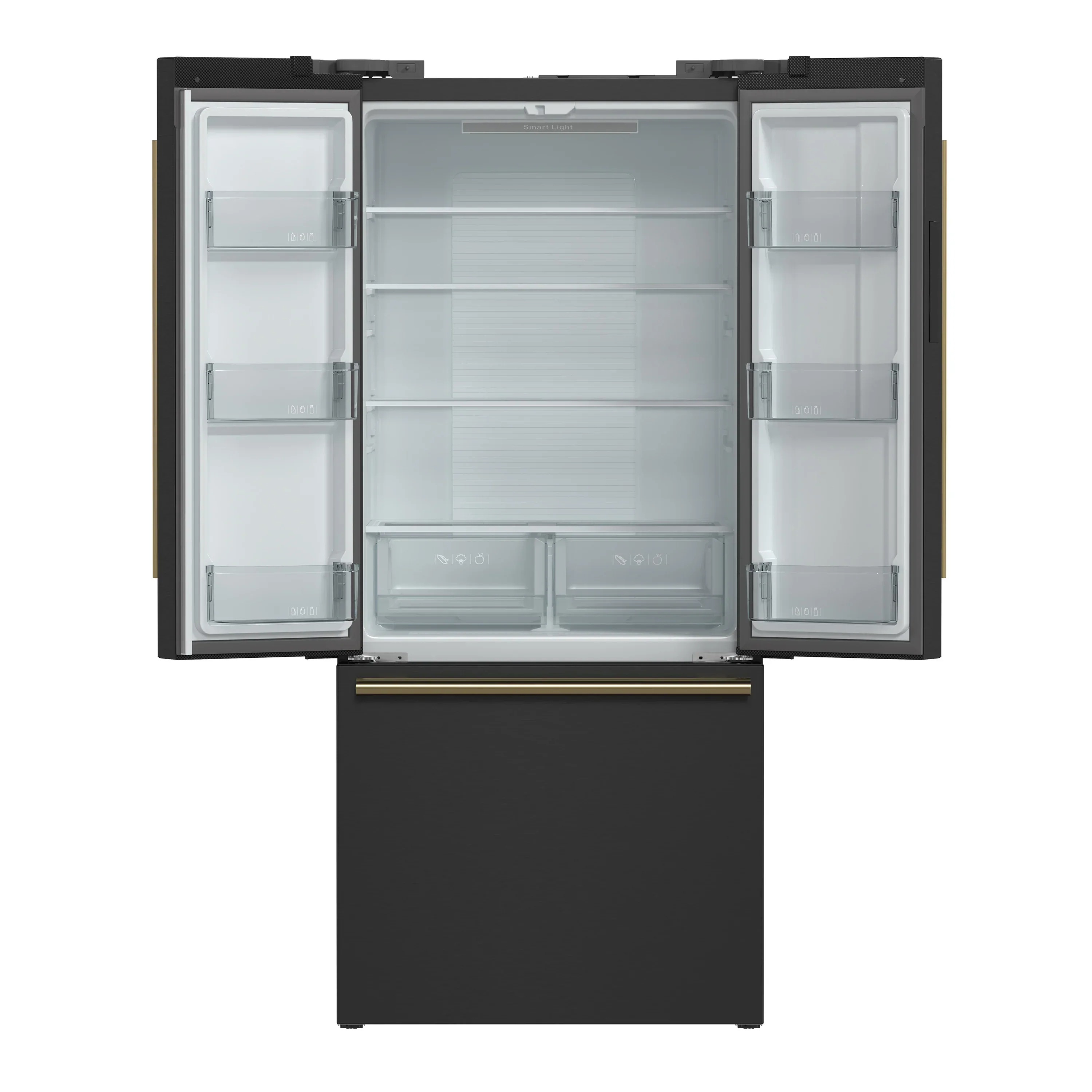 Forno 2-Piece Appliance Package - 30-Inch Slide-In Induction Range and 30-Inch French Door Refrigerator in Black with Antique Brass Handle (FBDL-014-15CAUS) - Image 16