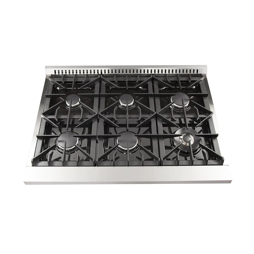 Forno 2-Piece Appliance Package - 36-Inch Dual Fuel Range and 60-Inch Built-In Refrigerator in Stainless Steel - Image 10
