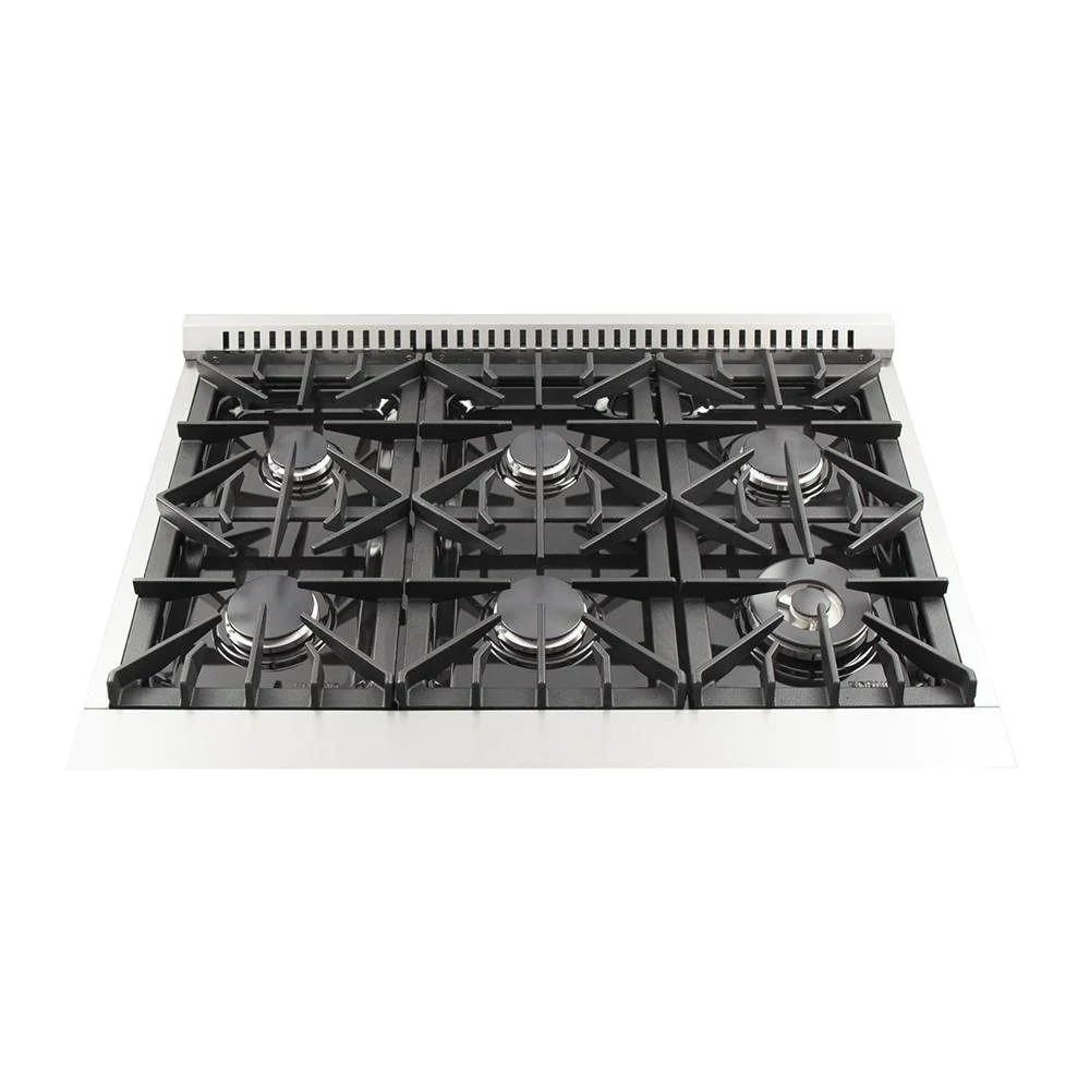Forno 2-Piece Appliance Package - 36-Inch Gas Range and 60-Inch Built-In Refrigerator in Stainless Steel - Image 12