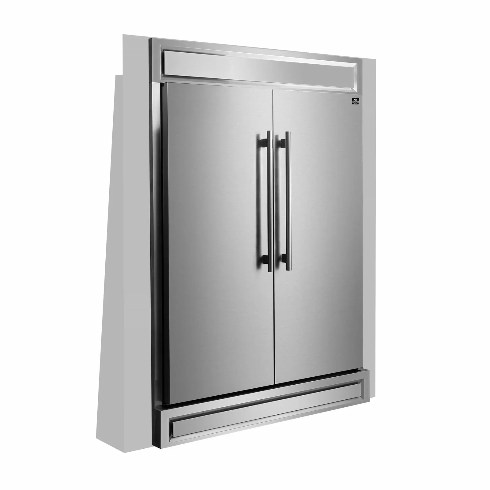 Forno 2-Piece Appliance Package - 36-Inch Gas Range and 60-Inch Built-In Refrigerator in Stainless Steel - Image 23