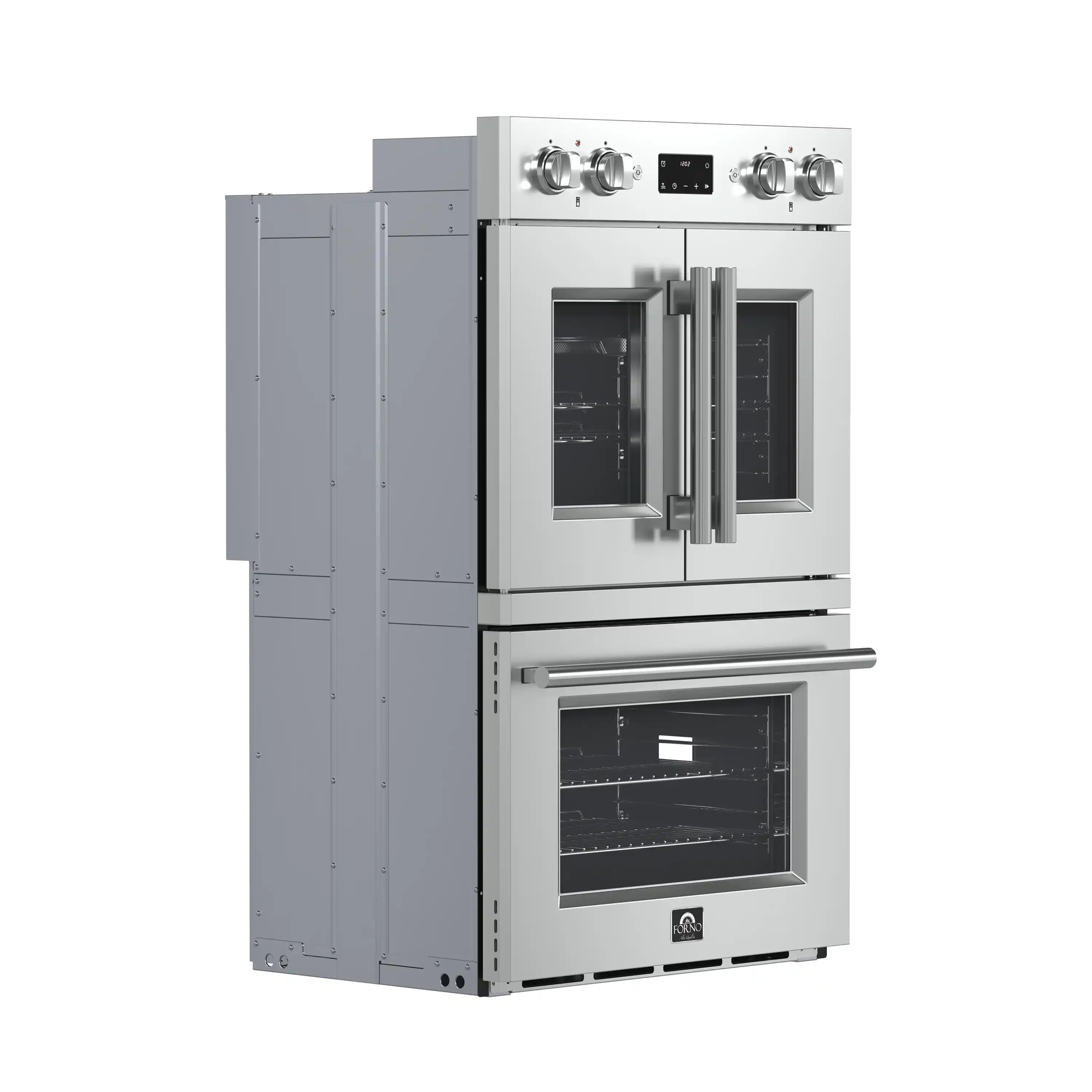 Forno 2-Piece Appliance Package - 48-Inch Spezia Gas Rangetop & French Door Double Wall Oven in Stainless Steel - Image 19