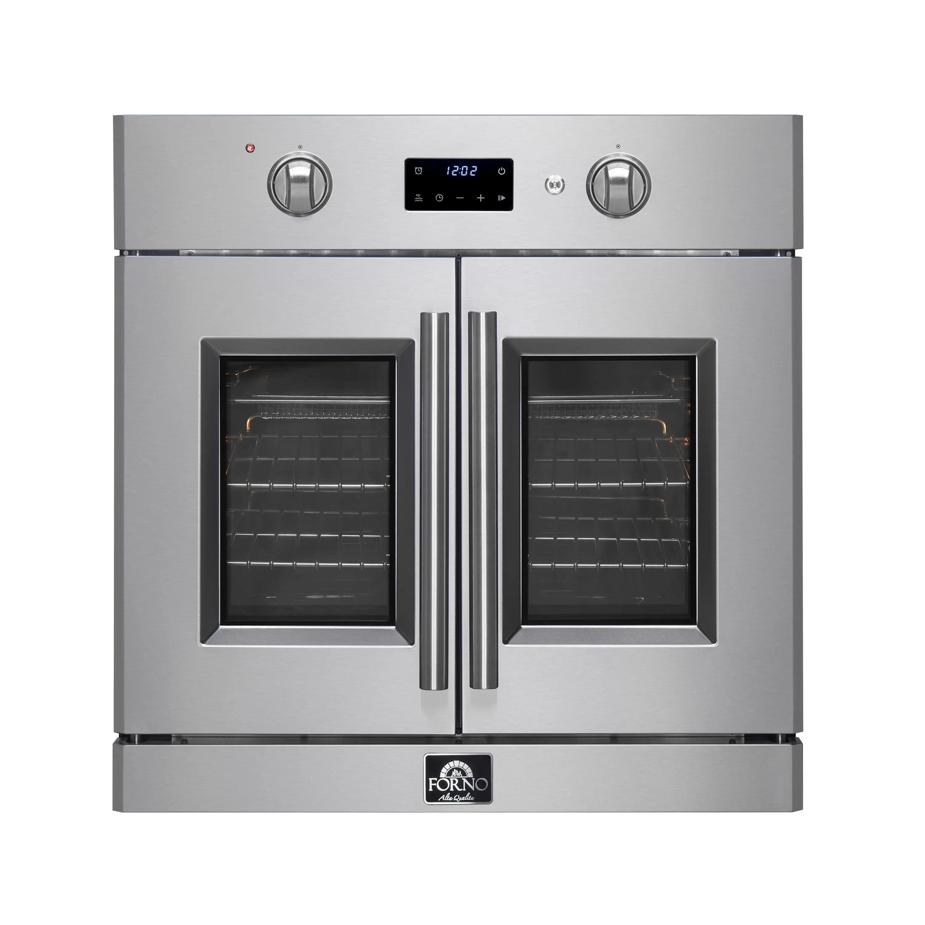 Forno 2-Piece Appliance Package - 48-Inch Spezia Gas Rangetop & French Door Wall Oven in Stainless Steel - Image 15