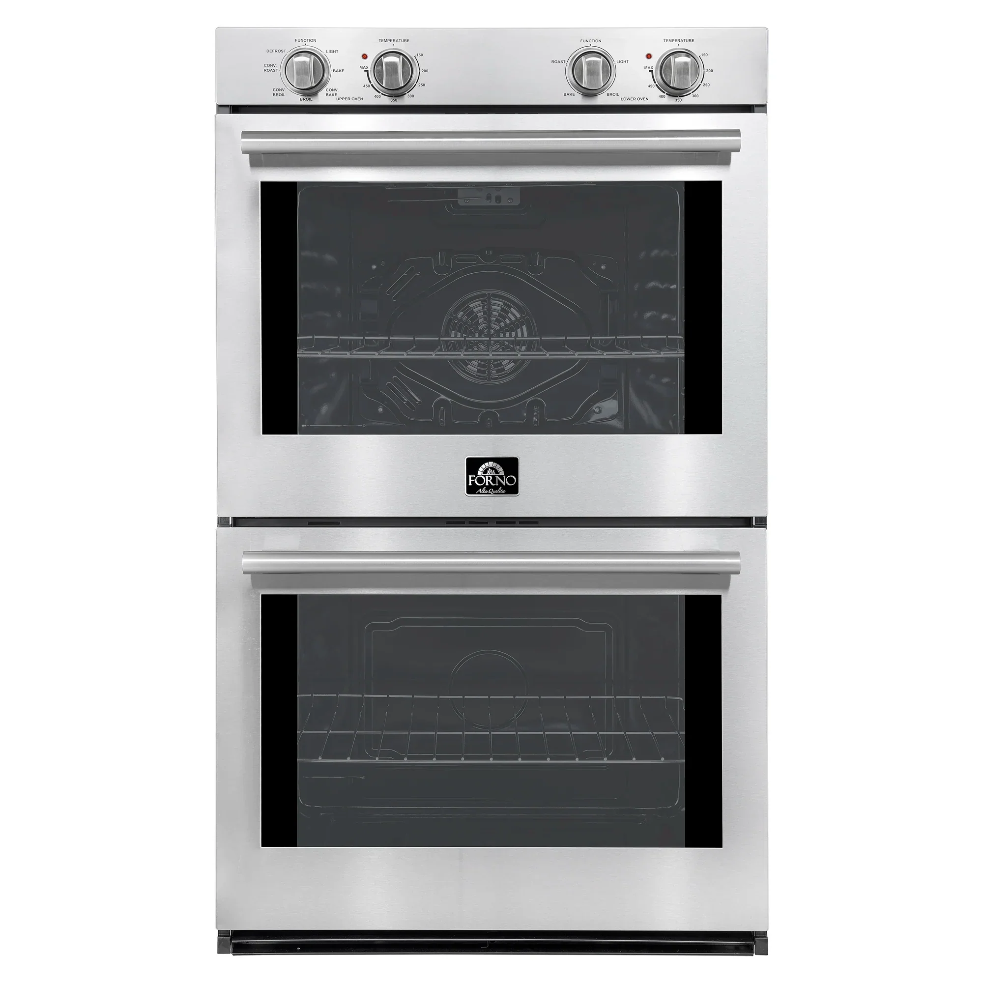 Forno 2-Piece Appliance Package - 30-Inch Vomero Double Wall Oven & 30-Inch Microwave Oven in Stainless Steel - Image 2