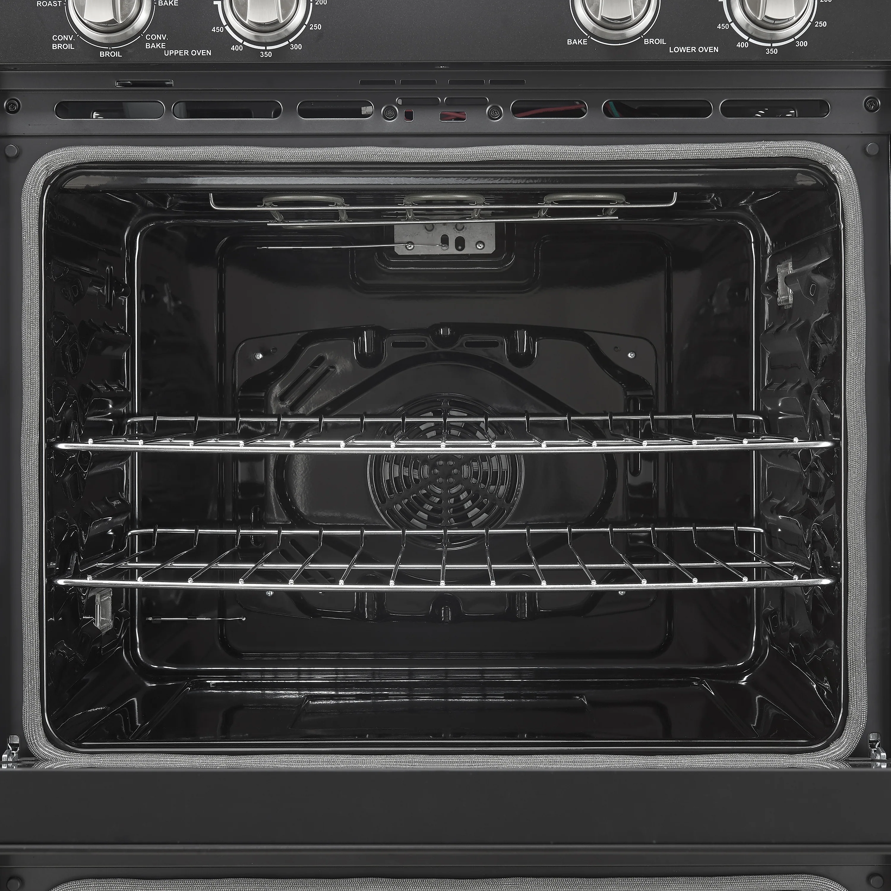 Forno 2-Piece Appliance Package - 30-Inch Vomero Double Wall Oven & 30-Inch Microwave Oven in Black with Stainless Steel Handle - Image 7