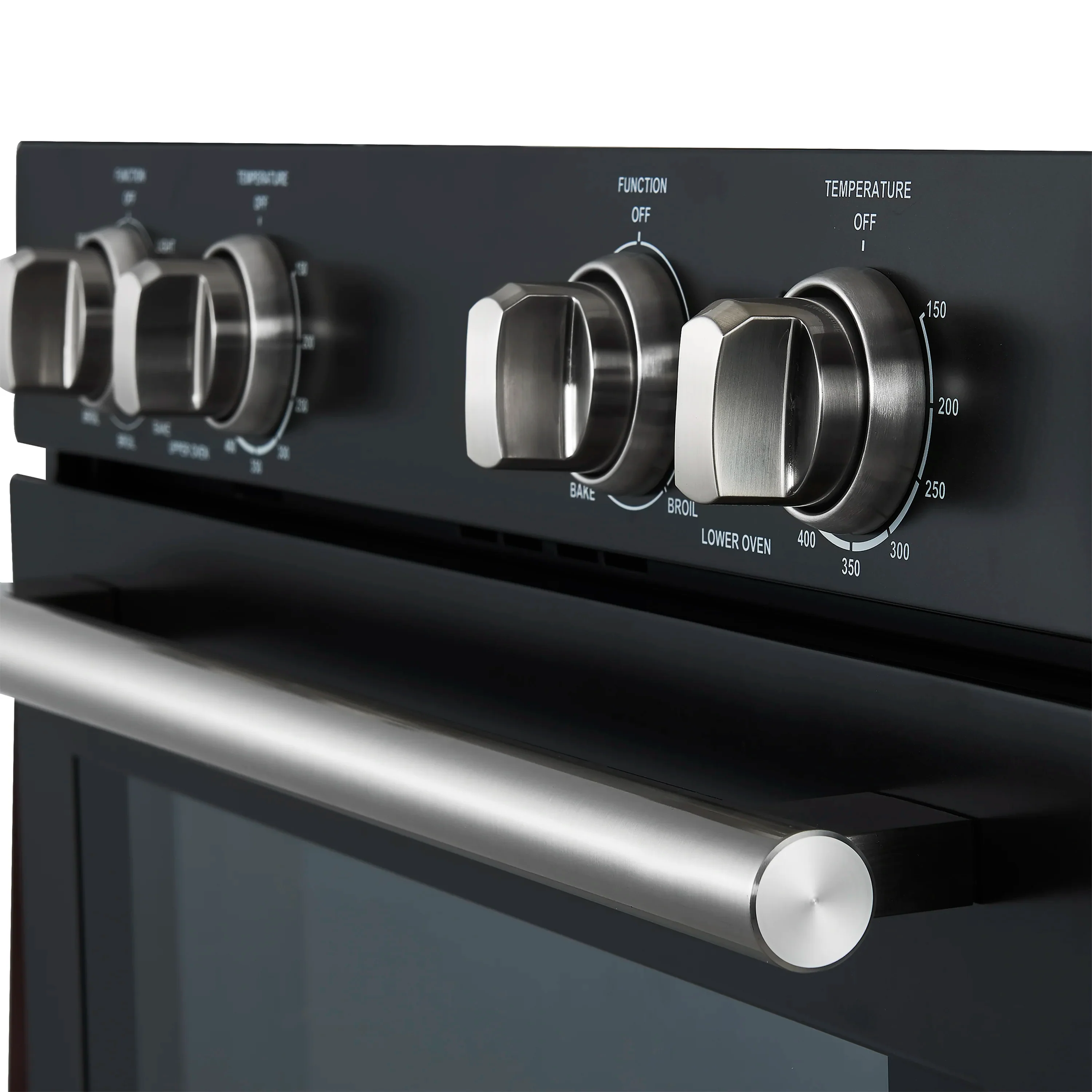 Forno 2-Piece Appliance Package - 30-Inch Vomero Double Wall Oven & 30-Inch Microwave Oven in Black with Stainless Steel Handle - Image 8