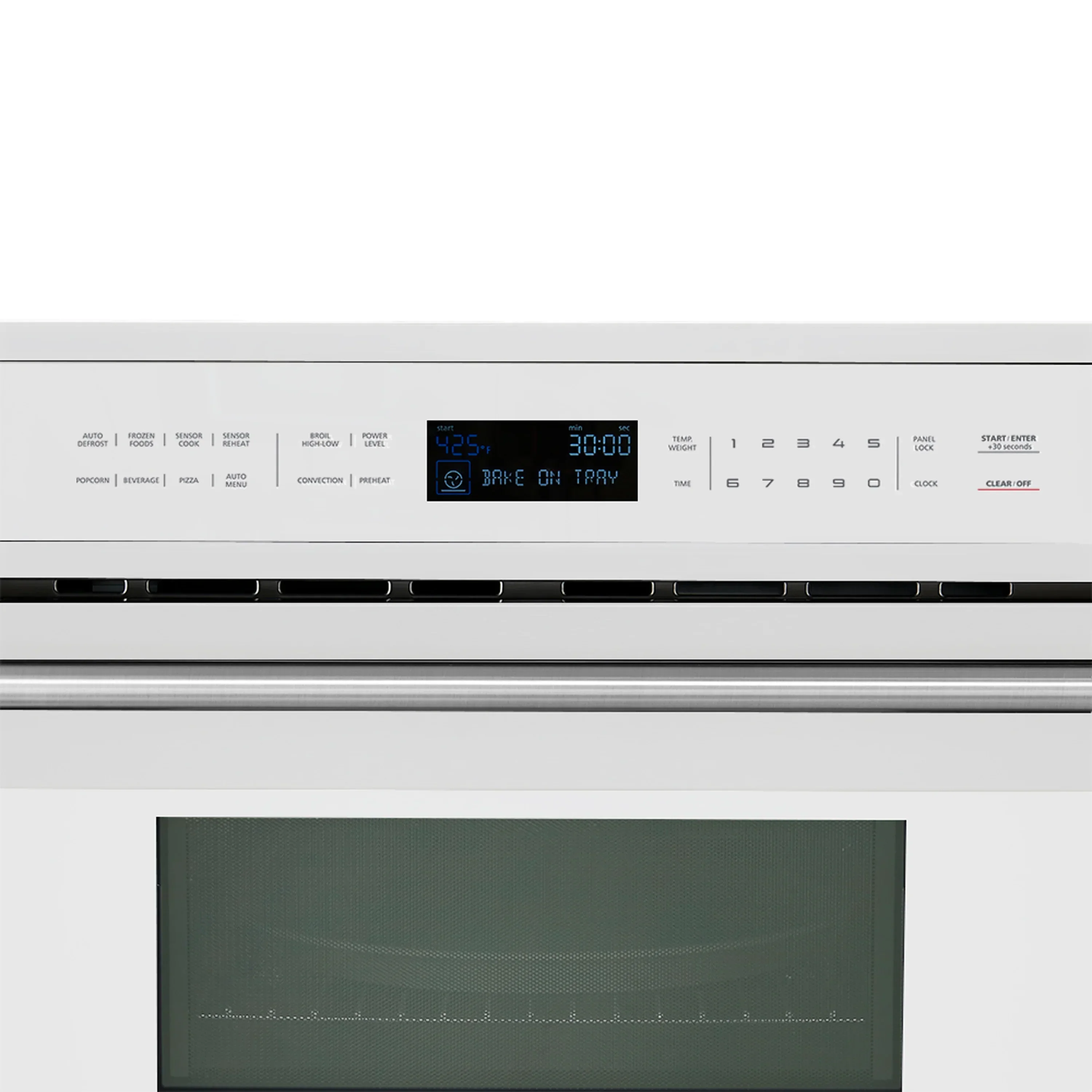 Forno 2-Piece Appliance Package - 30-Inch Vomero Double Wall Oven & 30-Inch Microwave Oven in White with Stainless Steel Handle - Image 13
