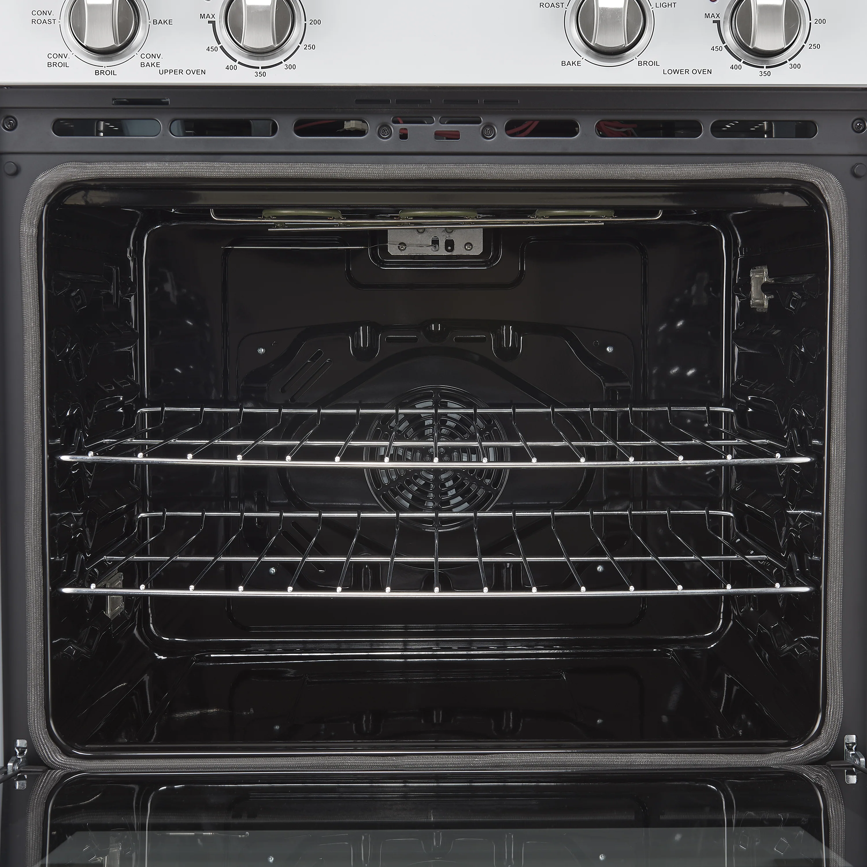 Forno 2-Piece Appliance Package - 30-Inch Vomero Double Wall Oven & 30-Inch Microwave Oven in White with Stainless Steel Handle - Image 7