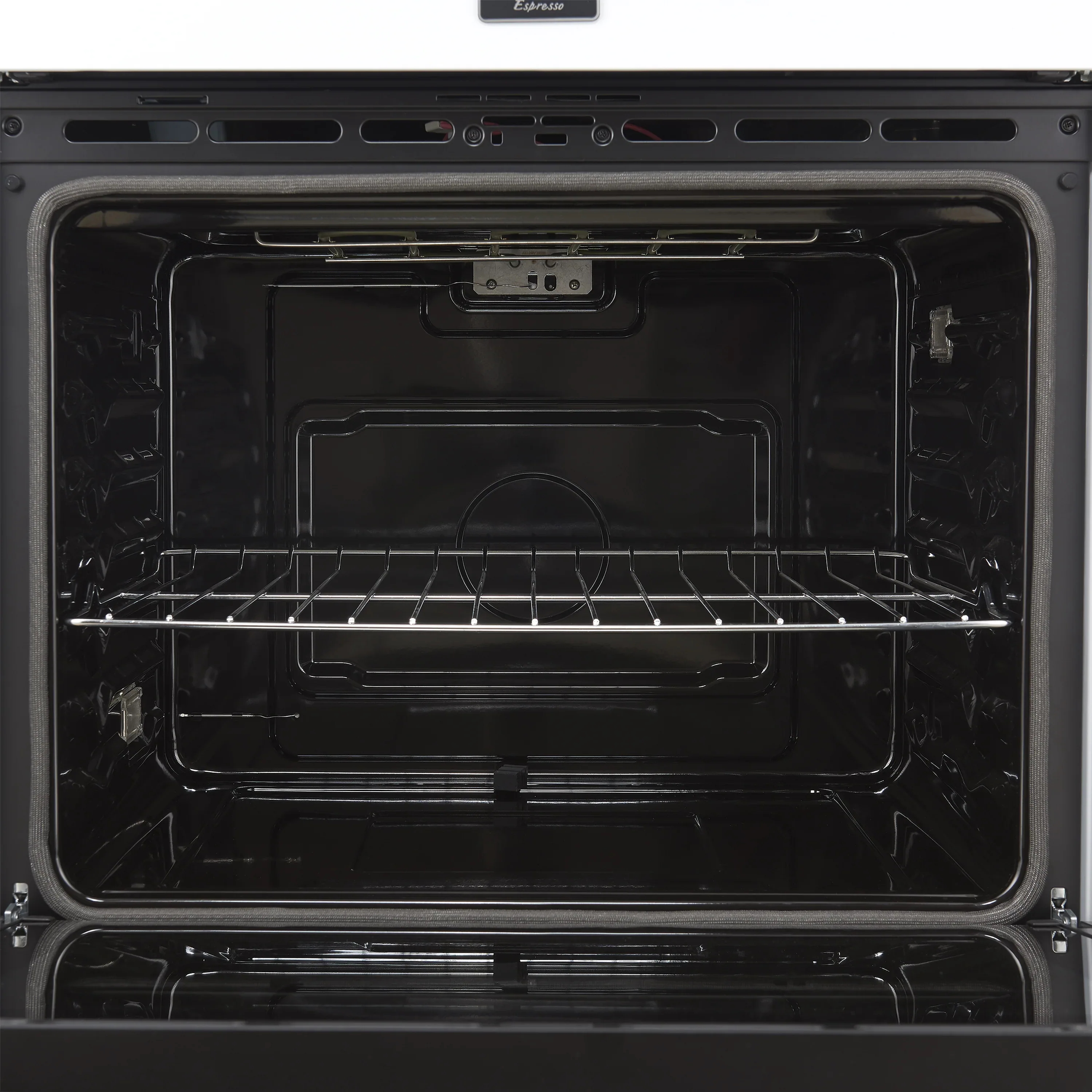 Forno 2-Piece Appliance Package - 30-Inch Vomero Double Wall Oven & 30-Inch Microwave Oven in White with Antique Brass Handle - Image 7