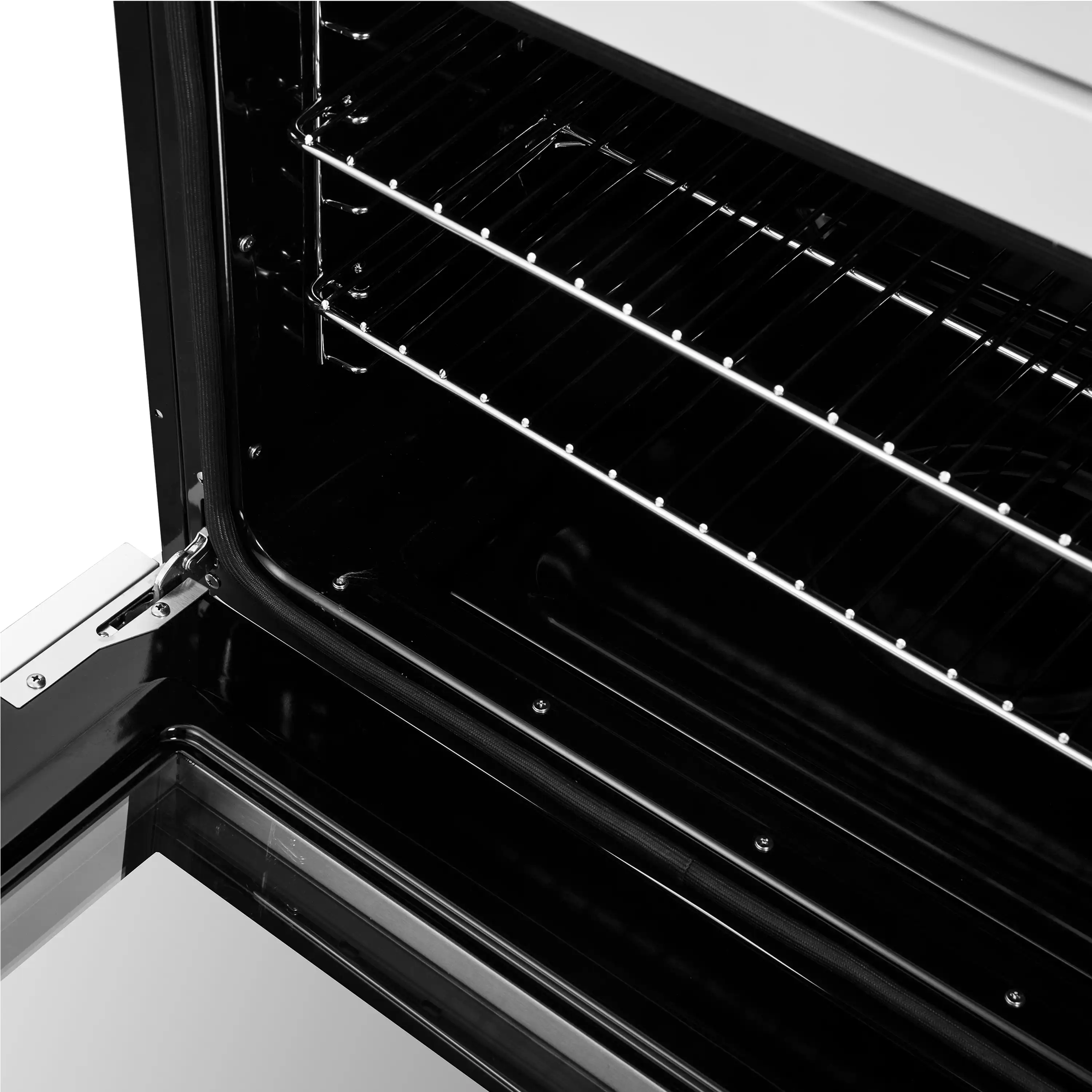 Forno 2-Piece Appliance Package - 30-Inch Asti French Door Double Electric Wall Oven & 30-Inch Microwave Oven in White with Antique Brass Handle - Image 14