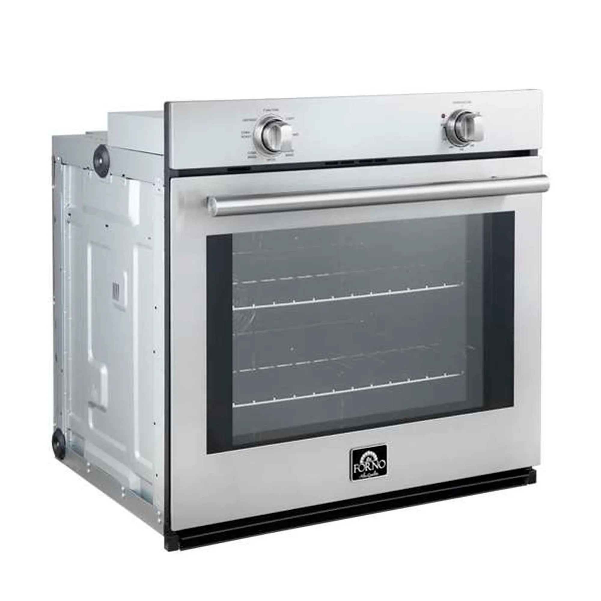 Forno 2-Piece Appliance Package - 30-Inch Vomero Wall Oven & 30-Inch Microwave Oven in Stainless Steel - Image 4