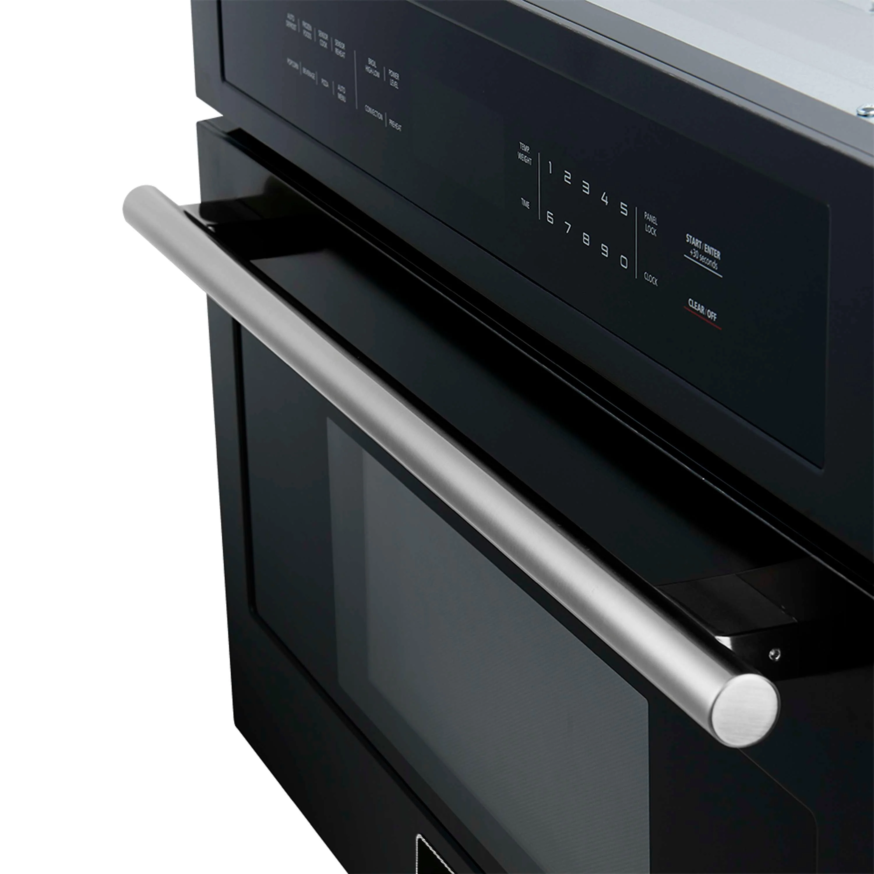 Forno 2-Piece Appliance Package - 30-Inch Vomero Wall Oven & 30-Inch Microwave Oven in Black with Stainless Steel Handle - Image 14