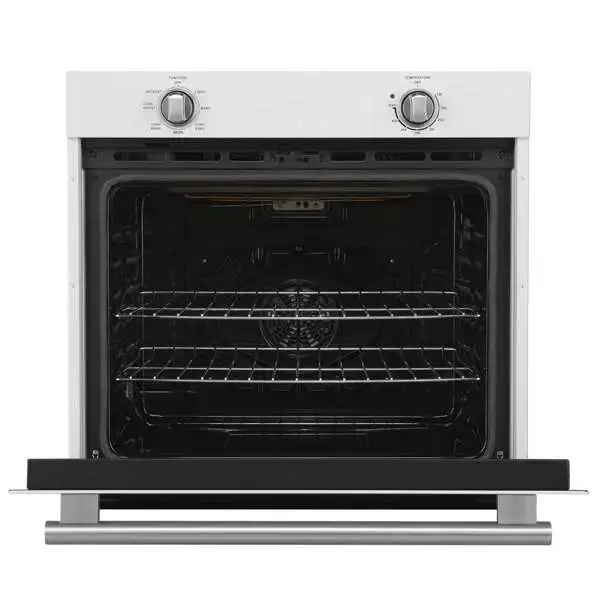 Forno 2-Piece Appliance Package - 30-Inch Vomero Wall Oven & 30-Inch Microwave Oven in White with Stainless Steel Handle - Image 5