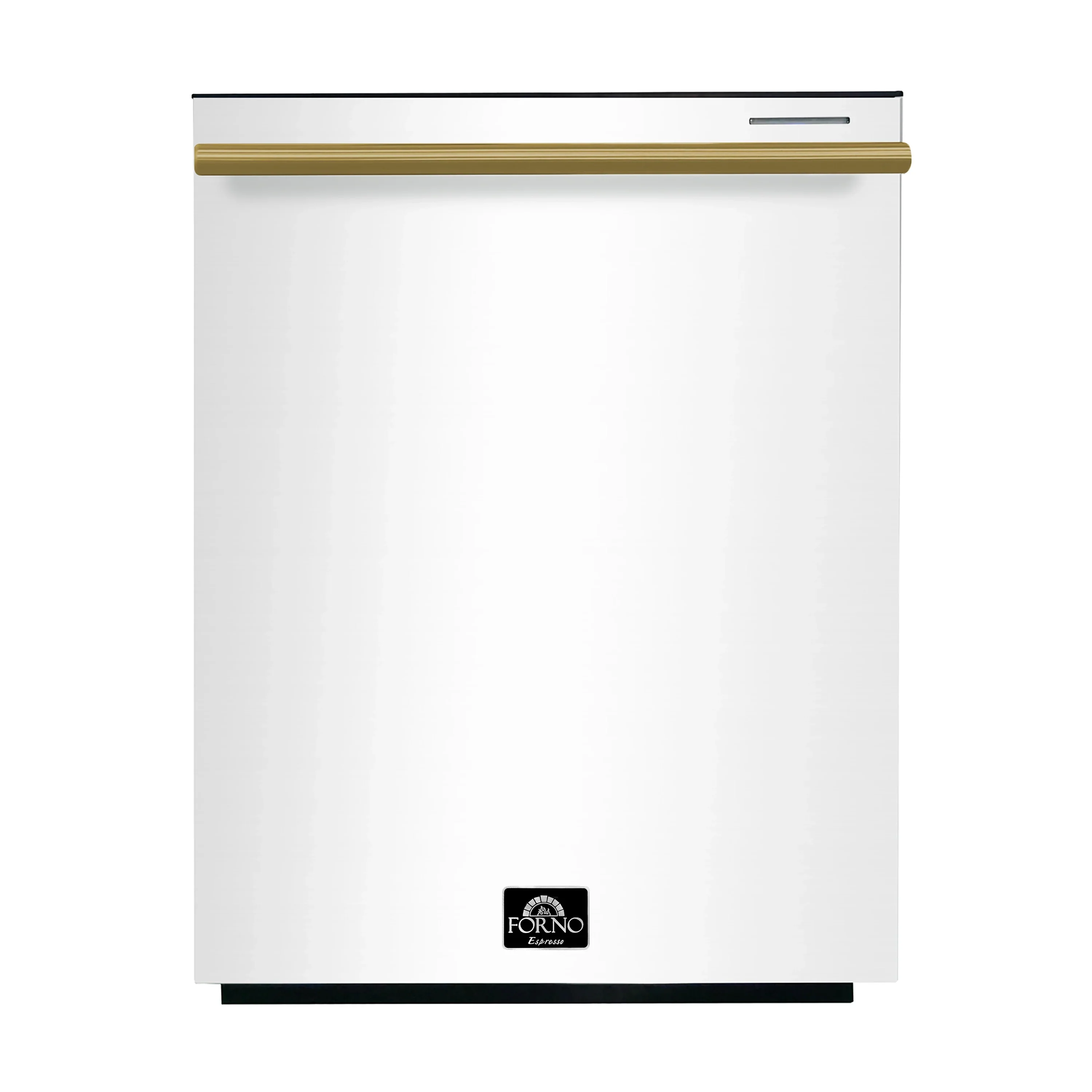 Forno 3-Piece Appliance Package - 30-Inch Electric Range, Wall Mount Range Hood, and 60-Inch Refrigerator in White with Antique Brass Handle - Image 23
